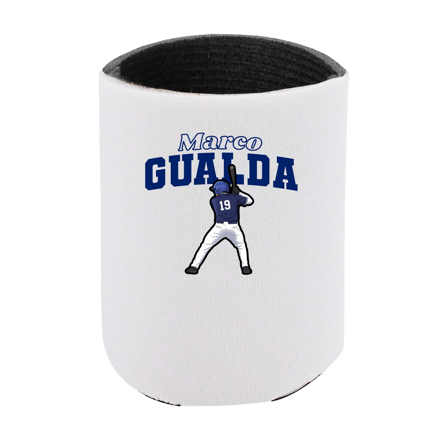 Can Holder — Name Arch in White