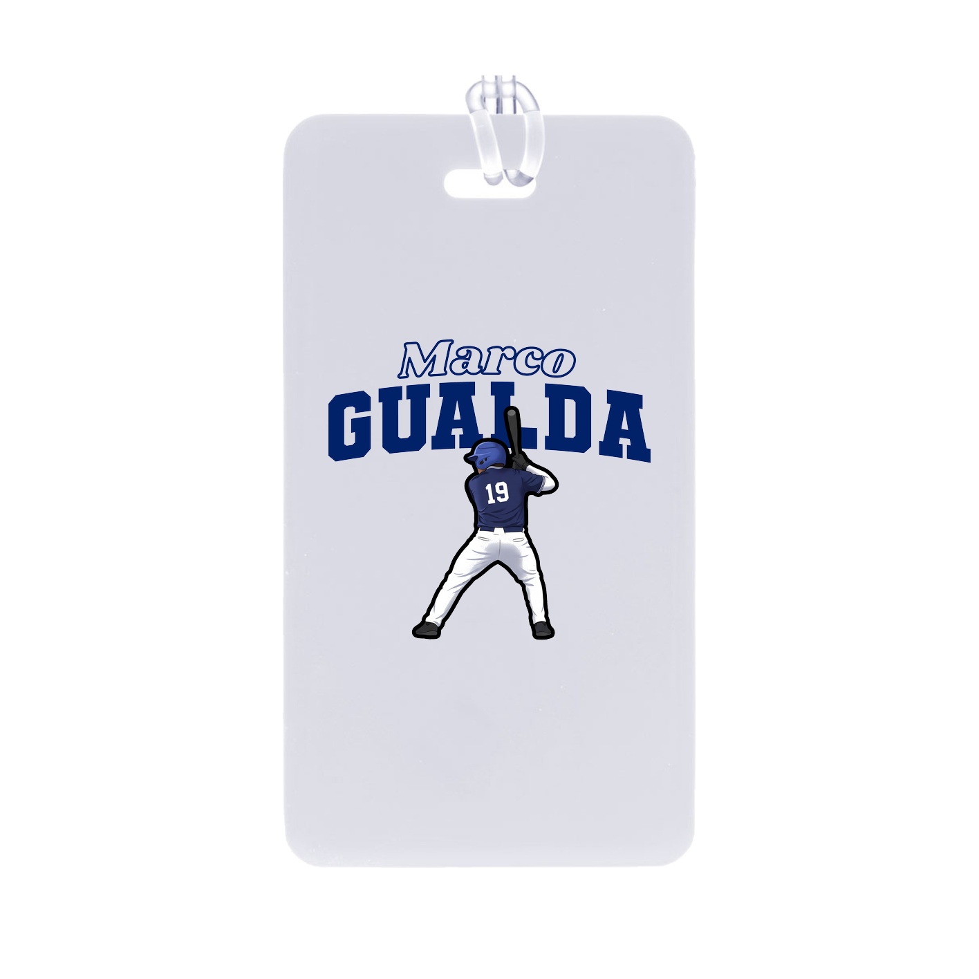Bag Tag — Name Arch in Classic