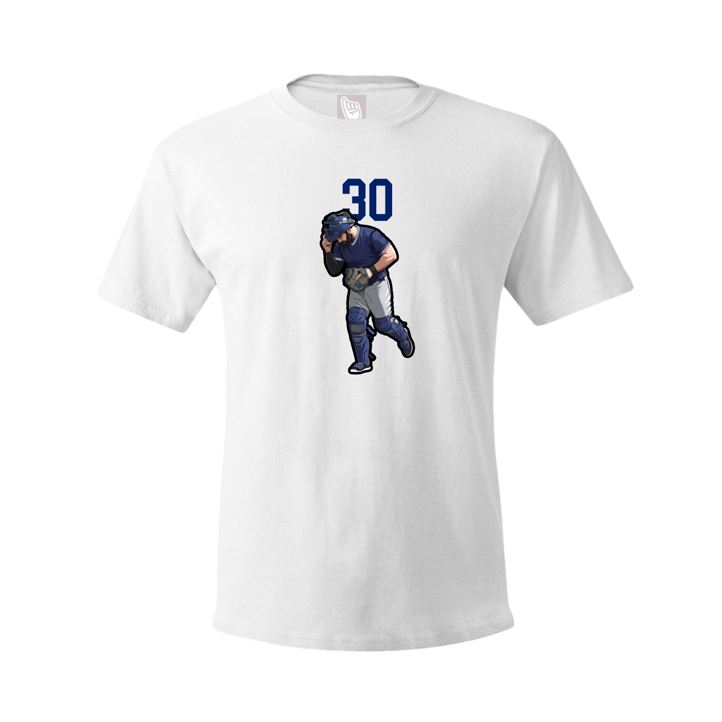 Tee — Number Top in White