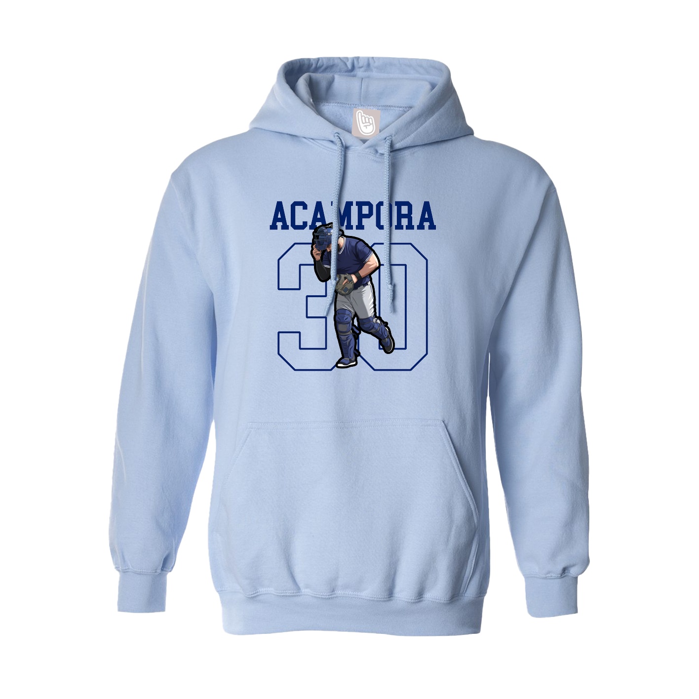 Hoodie — Shirsey in Light Blue