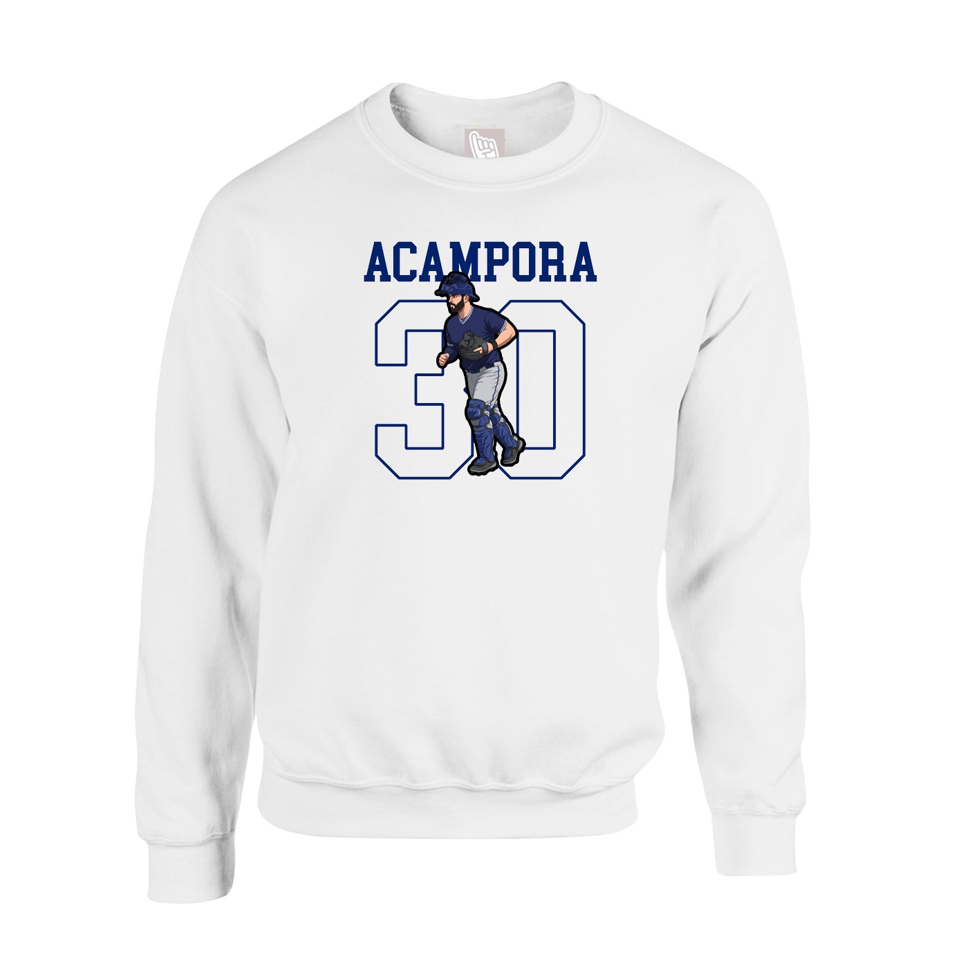 Fleece Crew — Shirsey in White