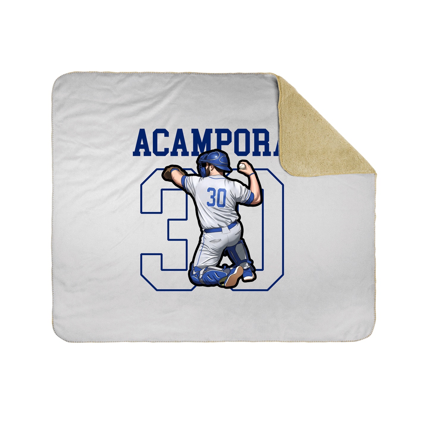 50x60 Sherpa Lined Throw Blanket