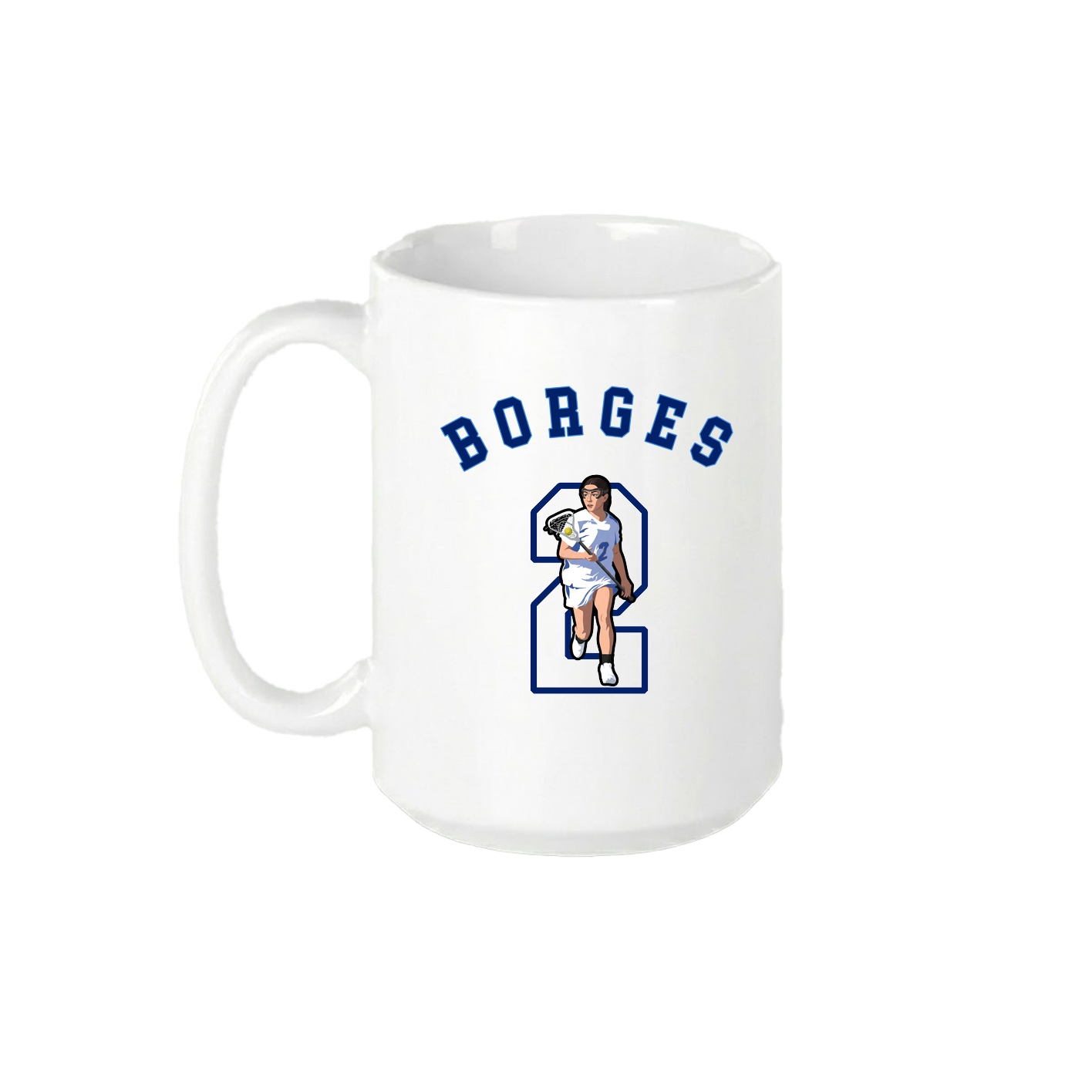 15oz Coffee Mug — Shirsey Arch in White
