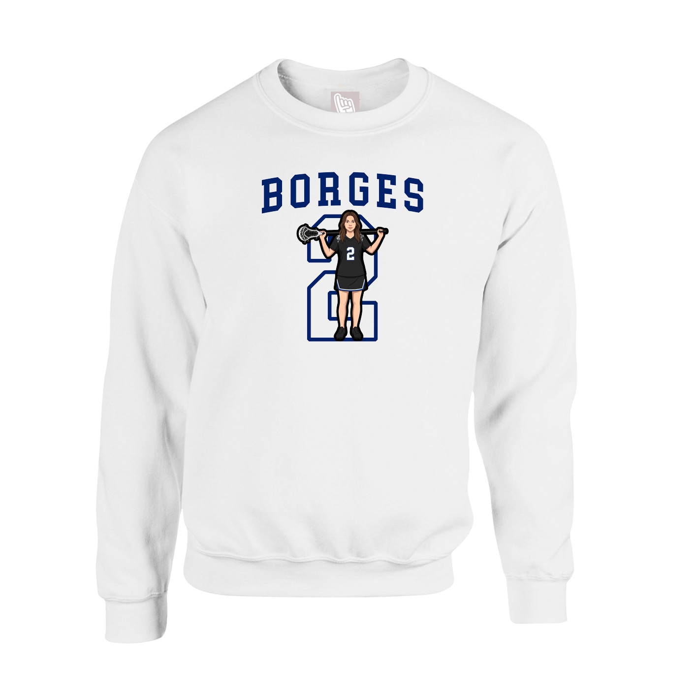 Fleece Crew — Shirsey in White