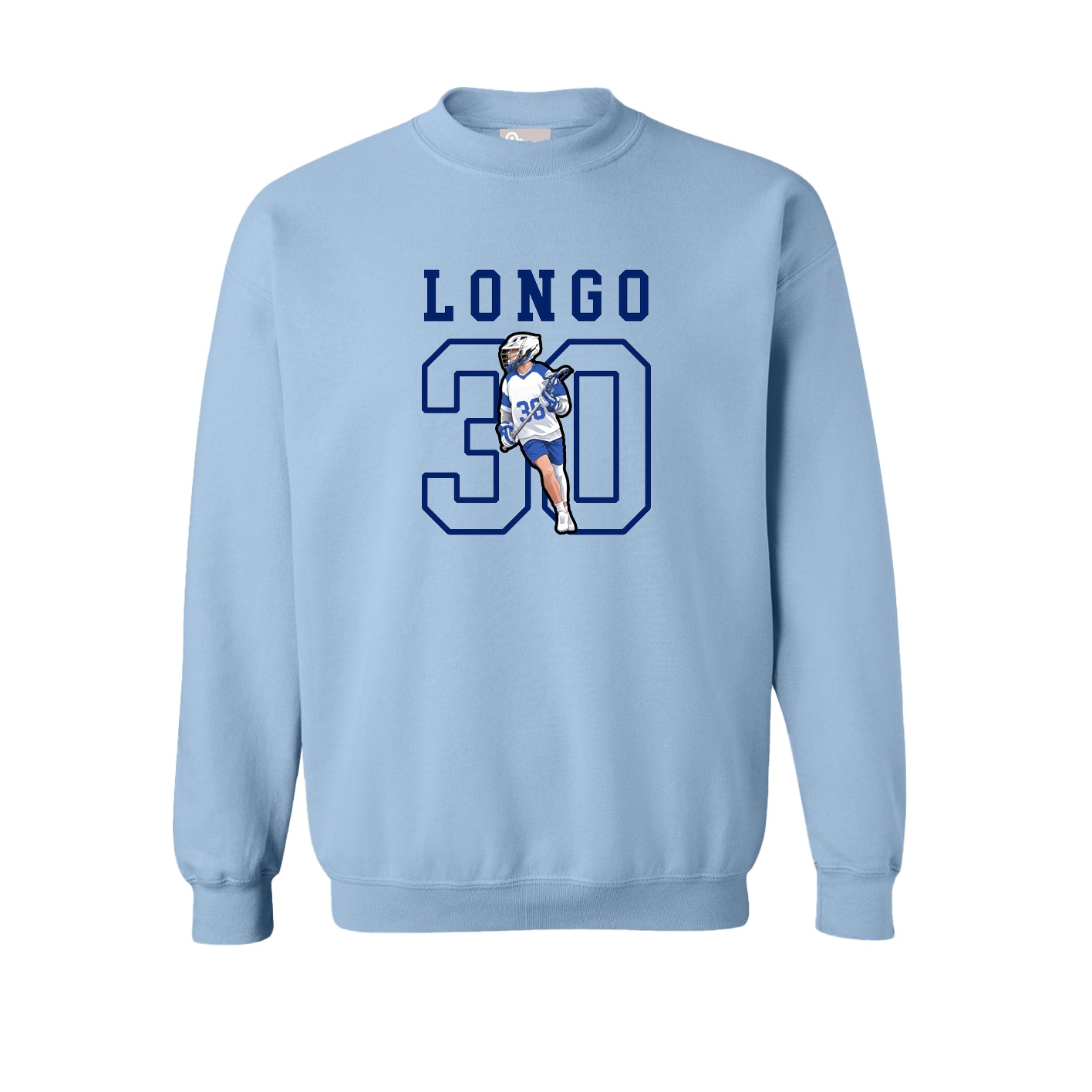 Fleece Crew — Shirsey in Light Blue