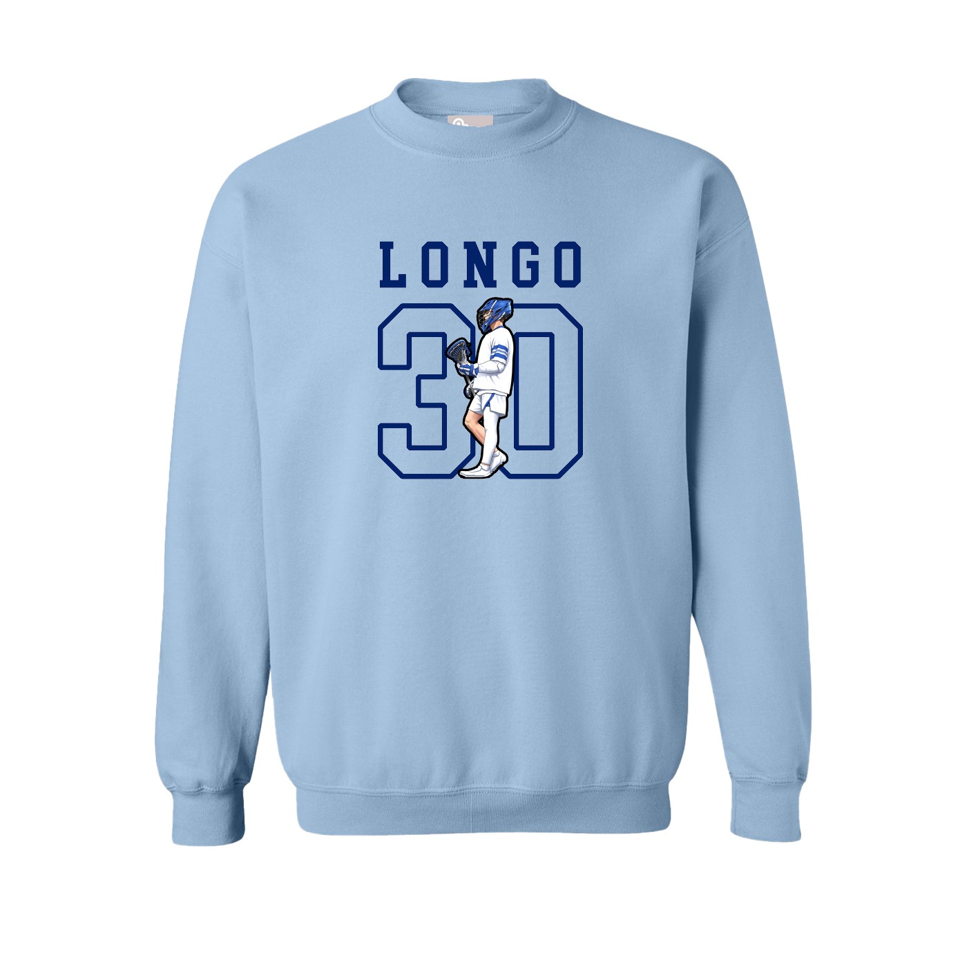 Fleece Crew — Shirsey in Light Blue