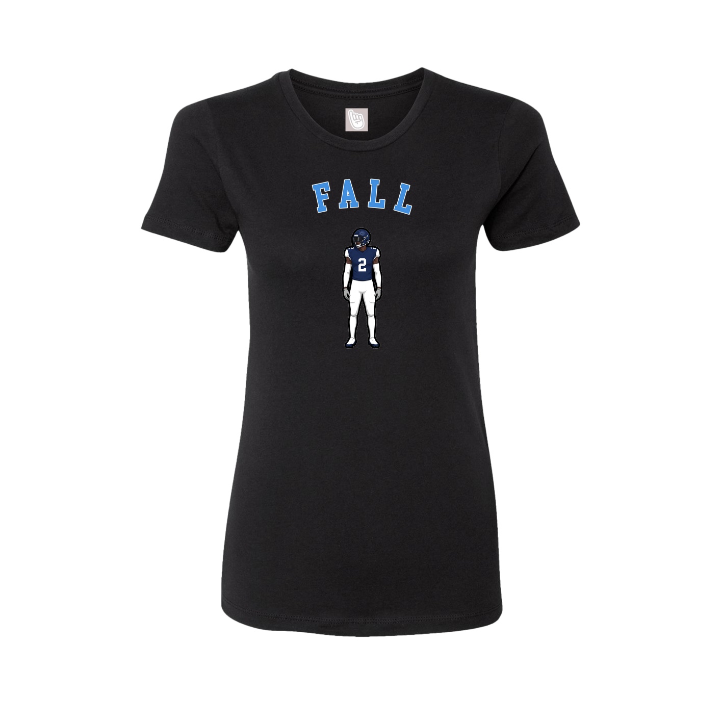 Fitted Women's Tee — Shirsey Arch in Black