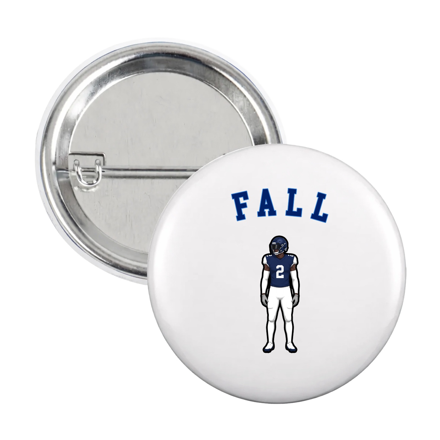 Game Day Button — Shirsey Arch in White