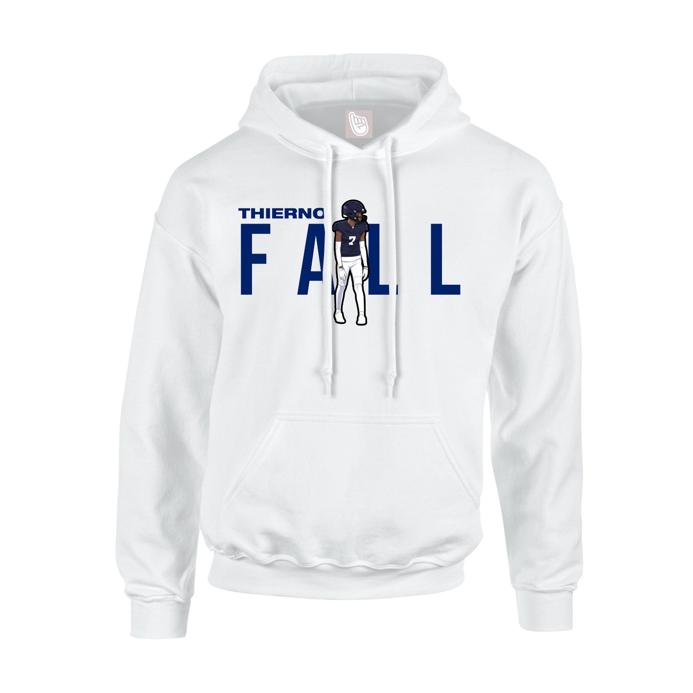 Hoodie — Player Name in White