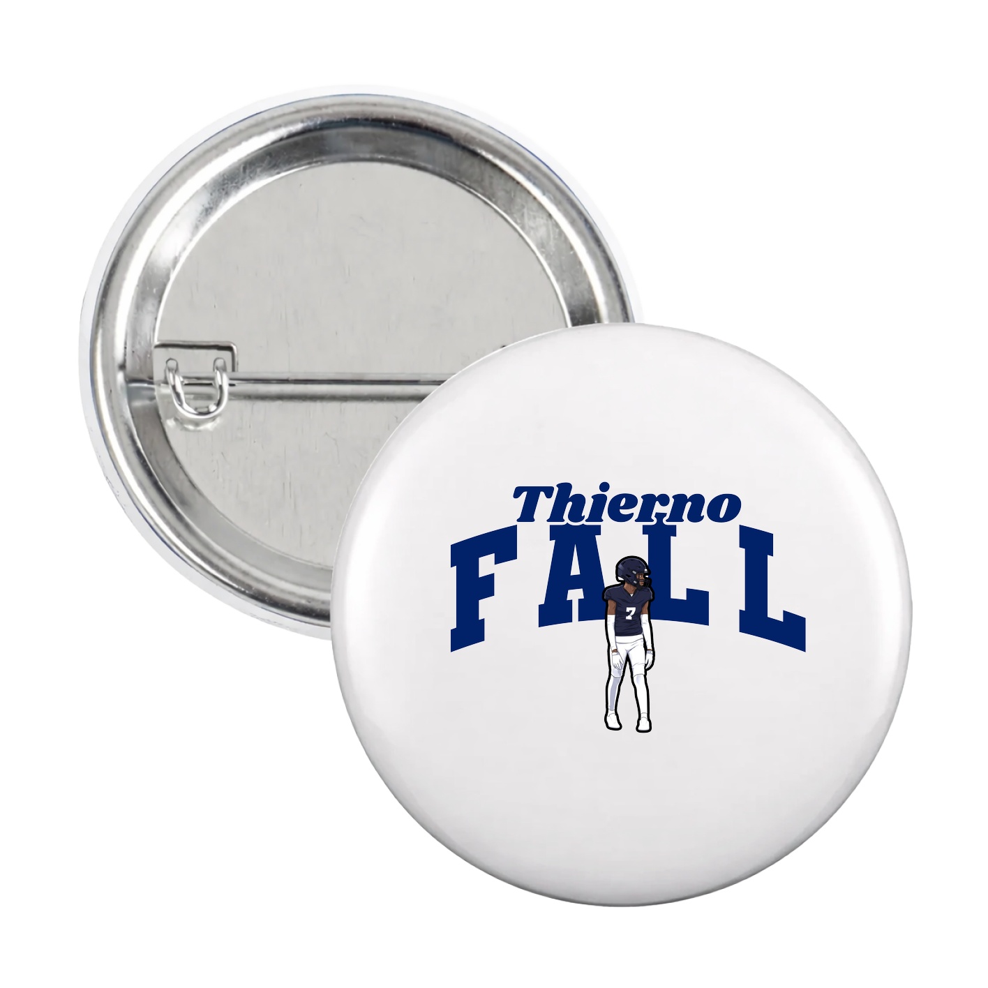 Game Day Button — Signature Arch in White