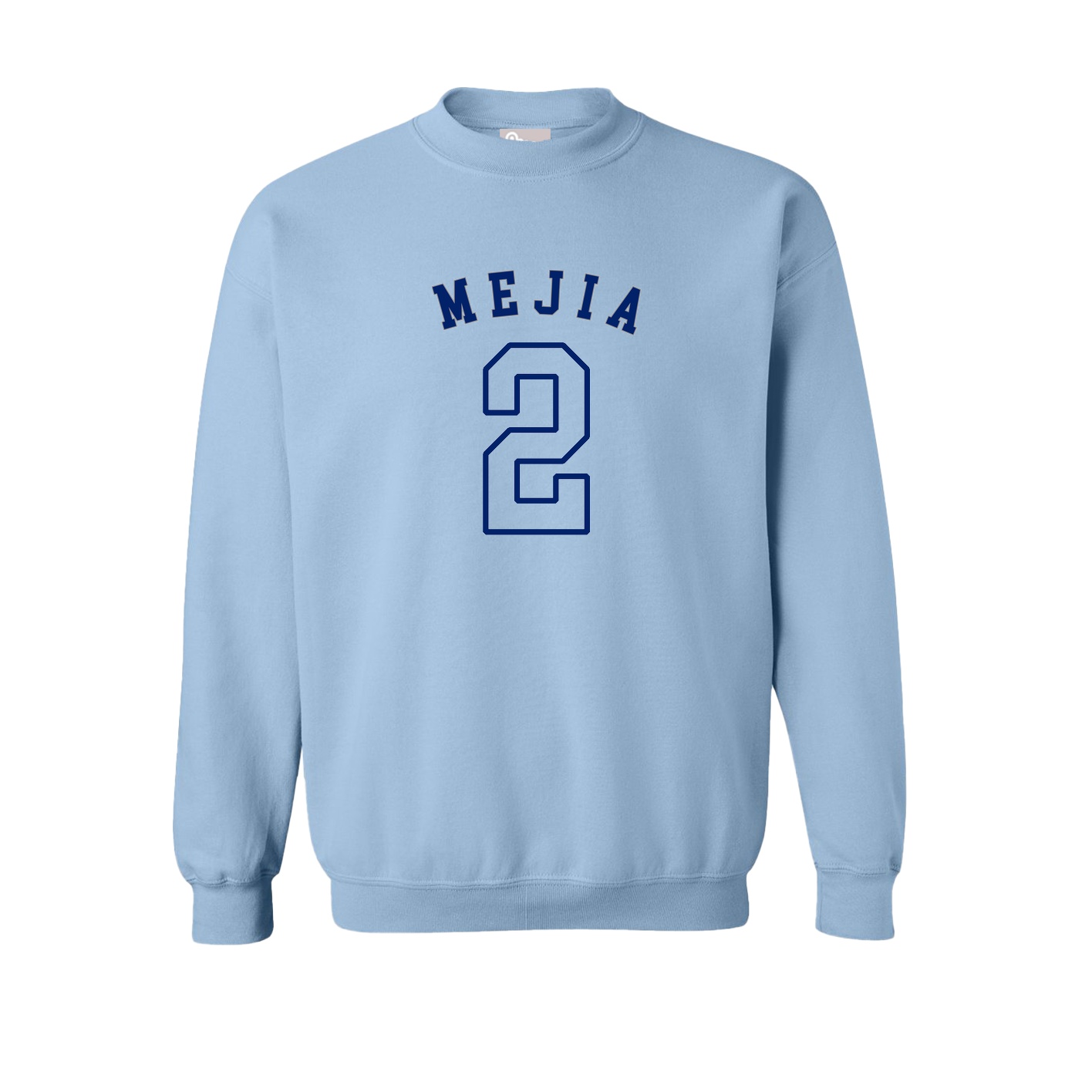 Fleece Crew — Shirsey Arch in Light Blue