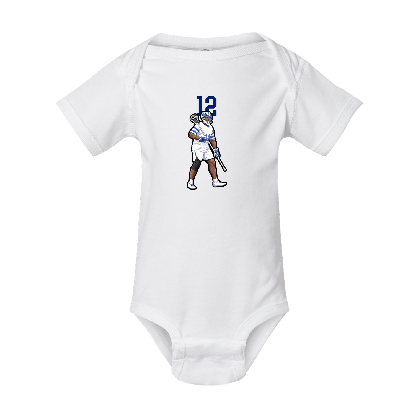 Baby Onesie — Number Top in White