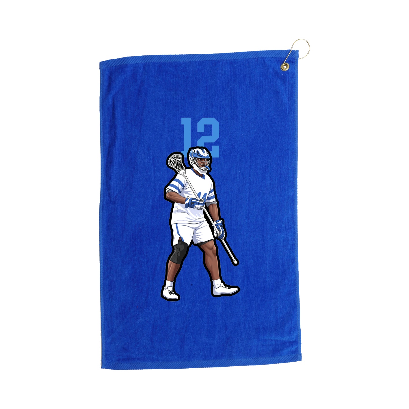Golf Towel — Number Top in Royal