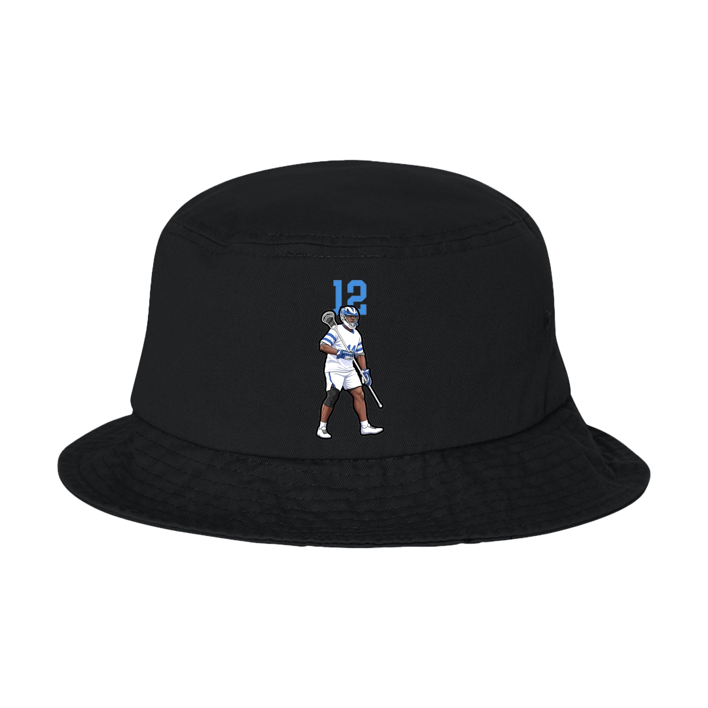 Bucket Cap — Number Top in Black