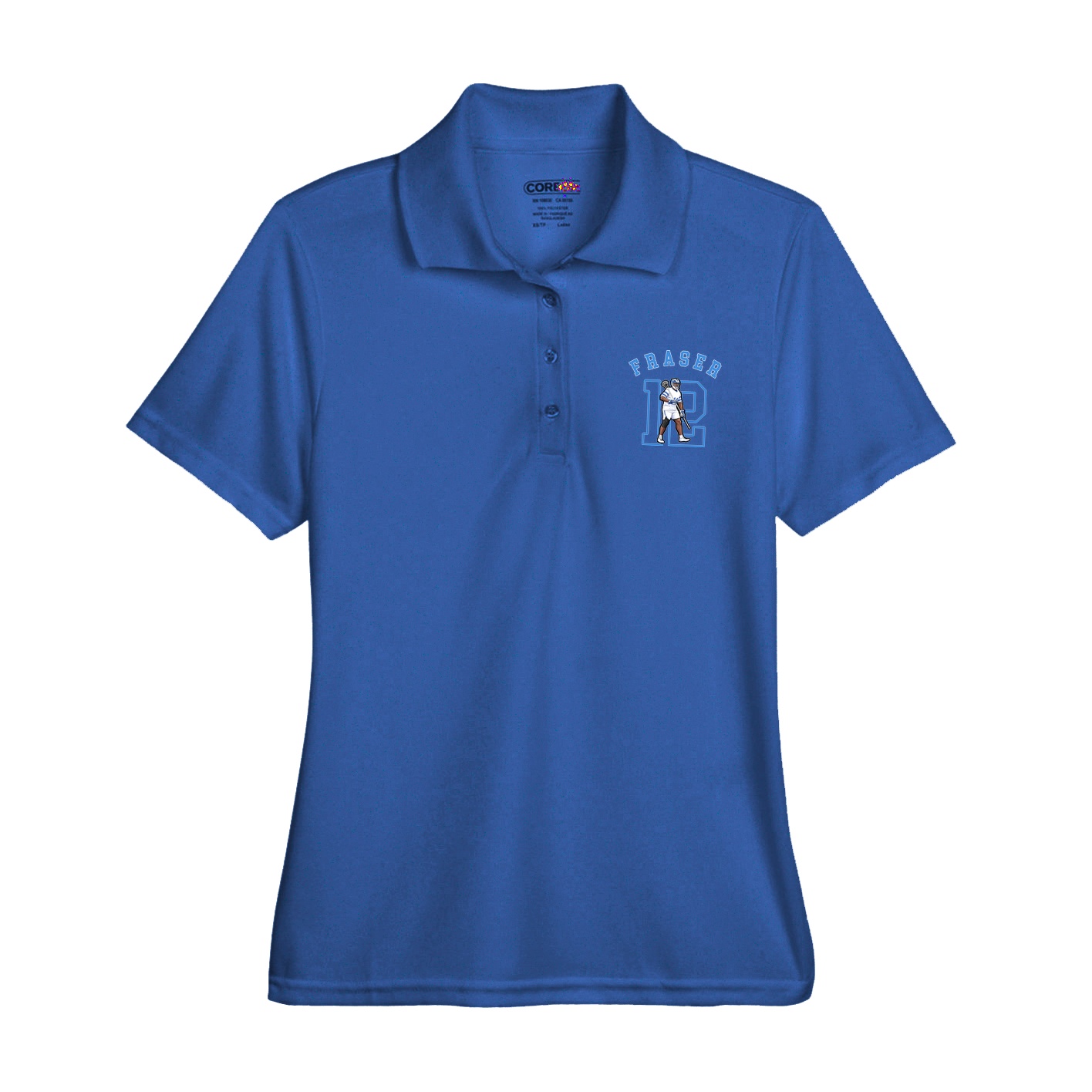 Womens Performance Polo — Shirsey Arch in Royal