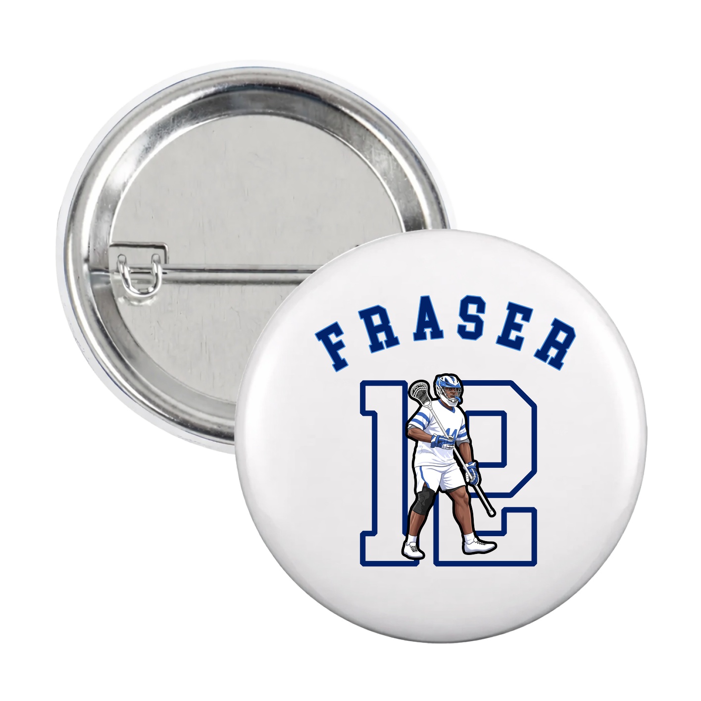Game Day Button — Shirsey Arch in White