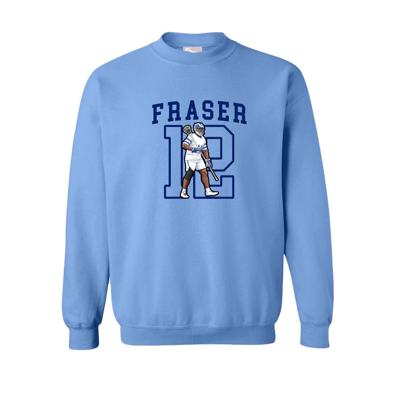 Fleece Crew — Shirsey in Powder Blue