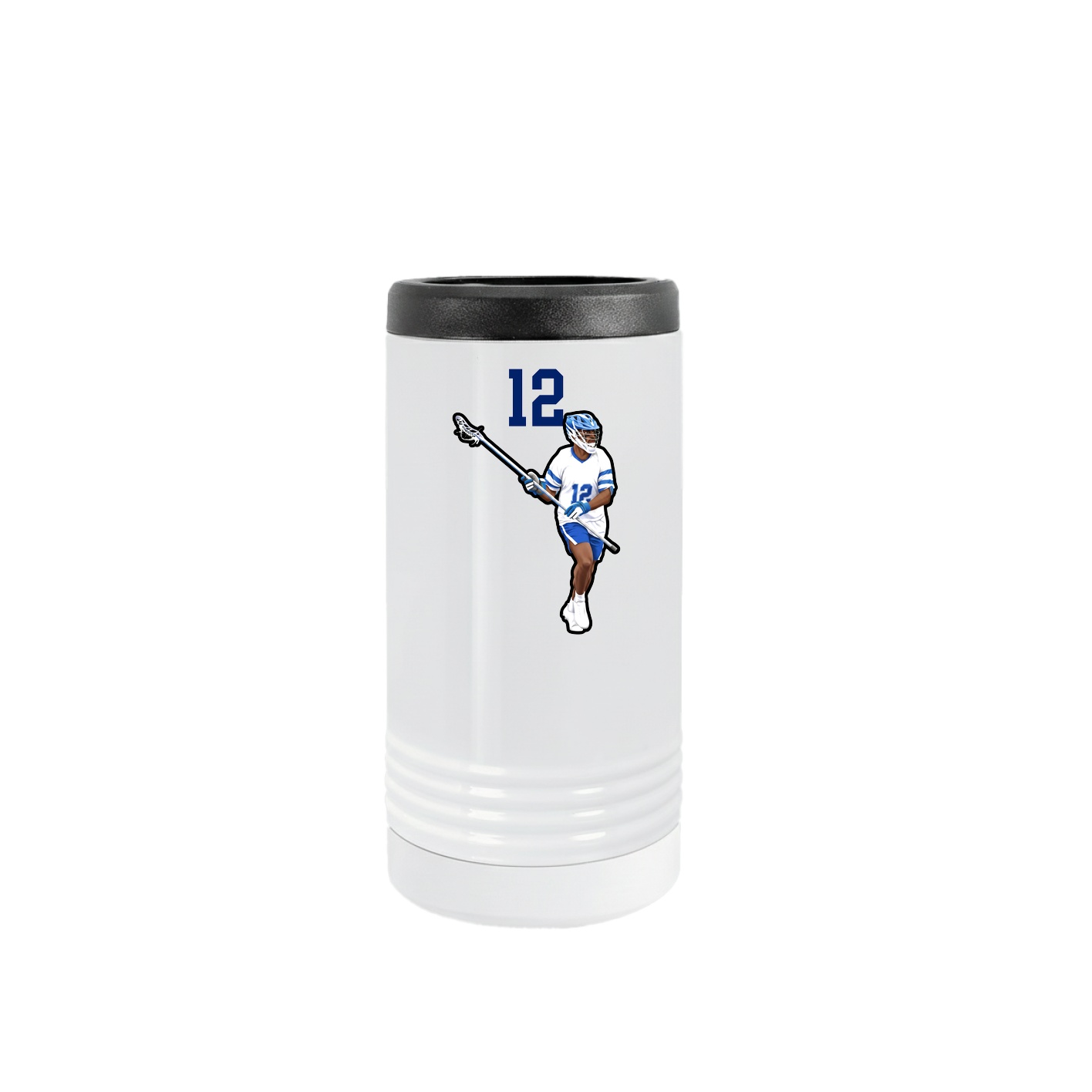 Slim Beverage Holder — Number Top in White