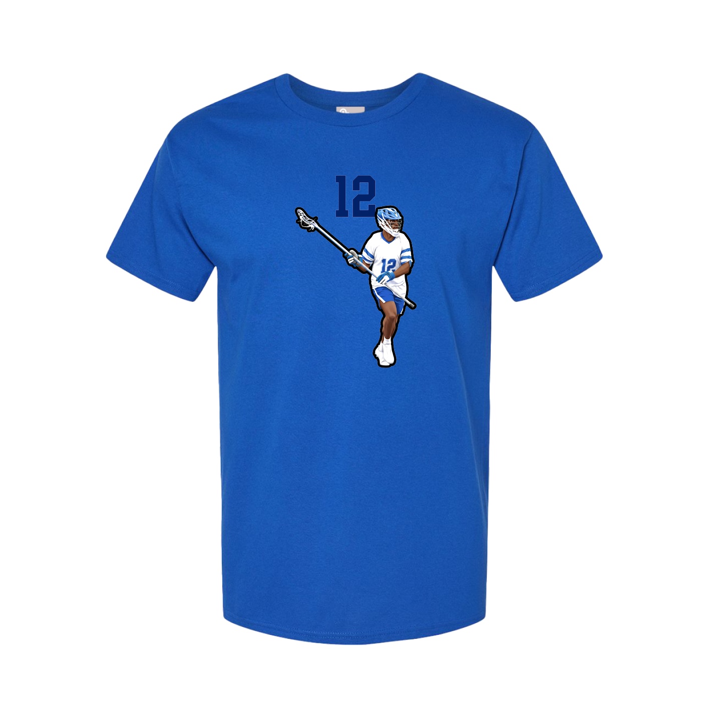 Youth Tee — Number Top in Royal