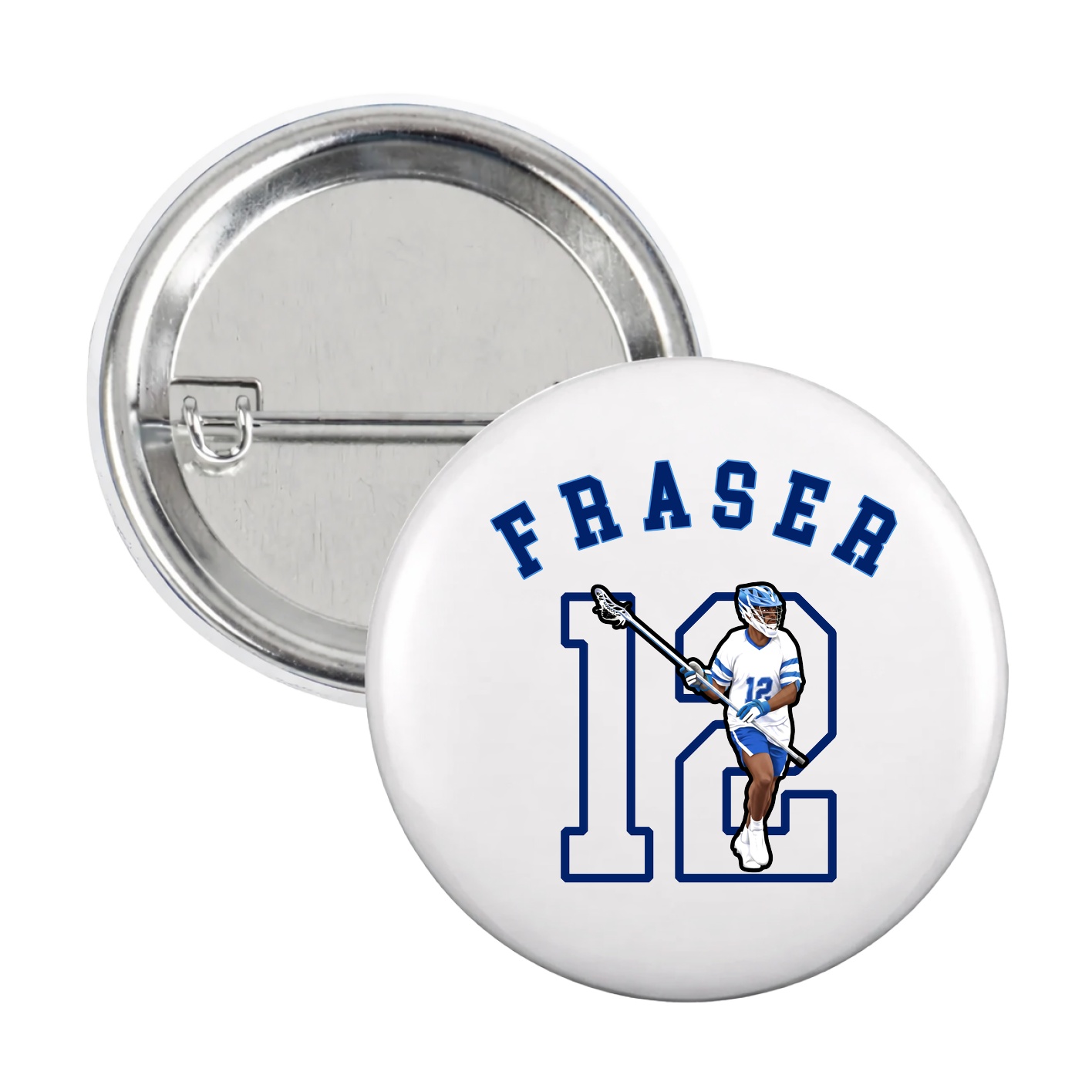 Game Day Button — Shirsey Arch in White