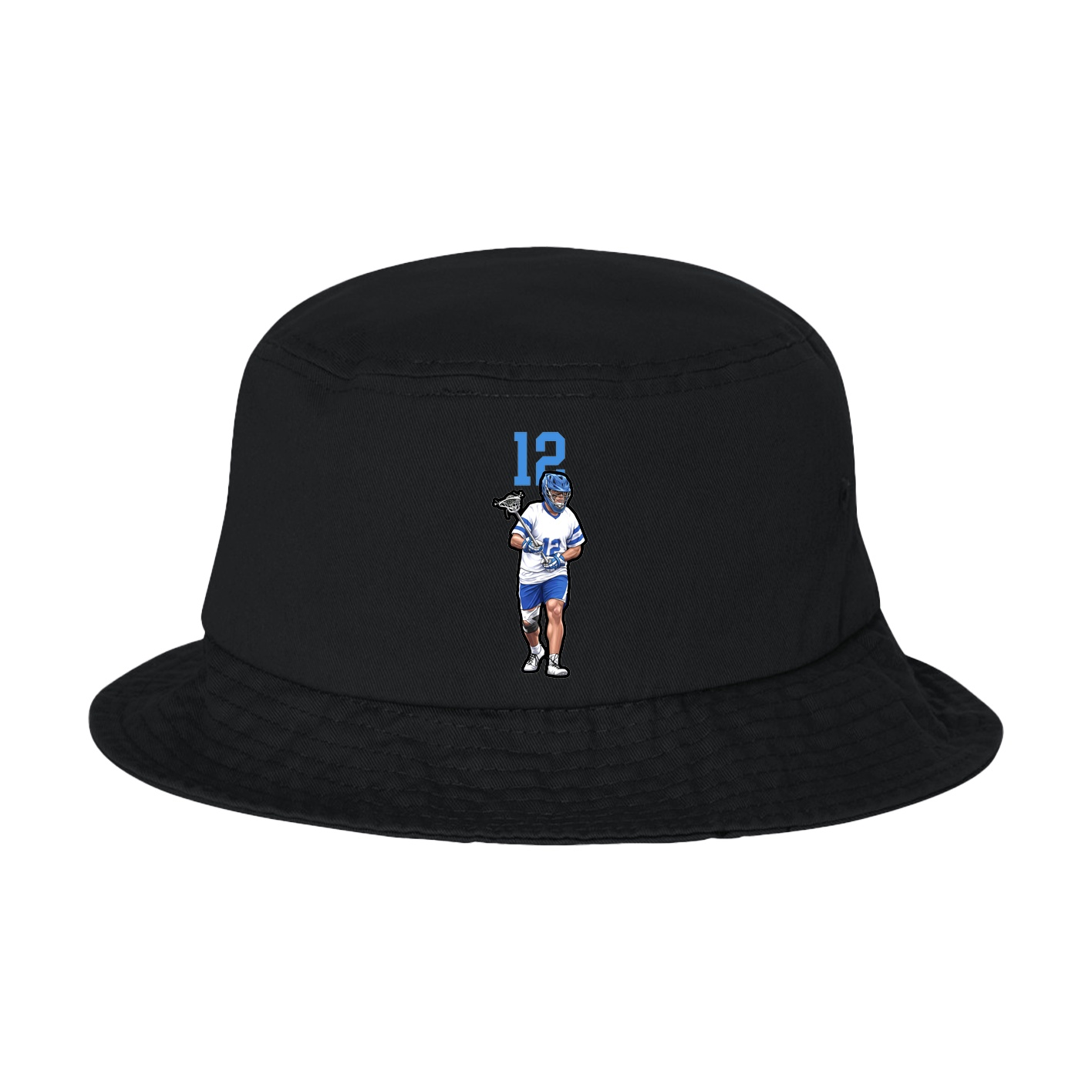 Bucket Cap — Number Top in Black
