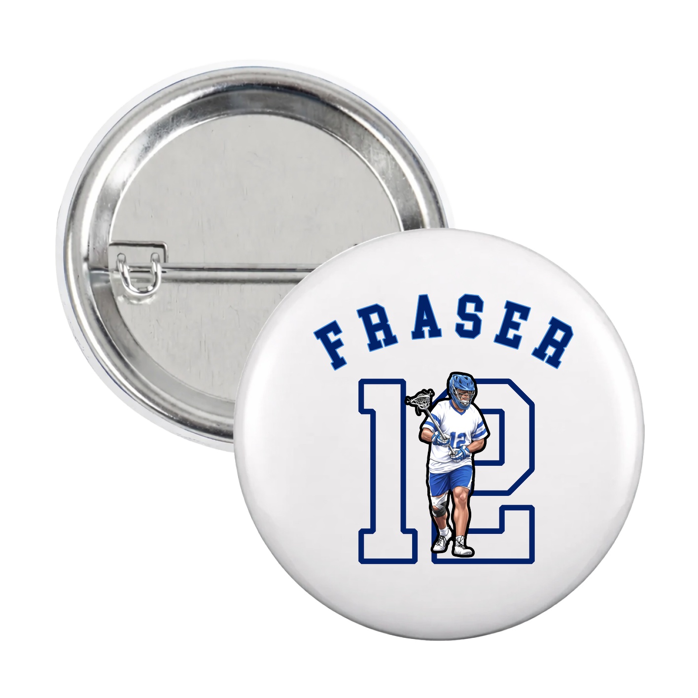 Game Day Button — Shirsey Arch in White