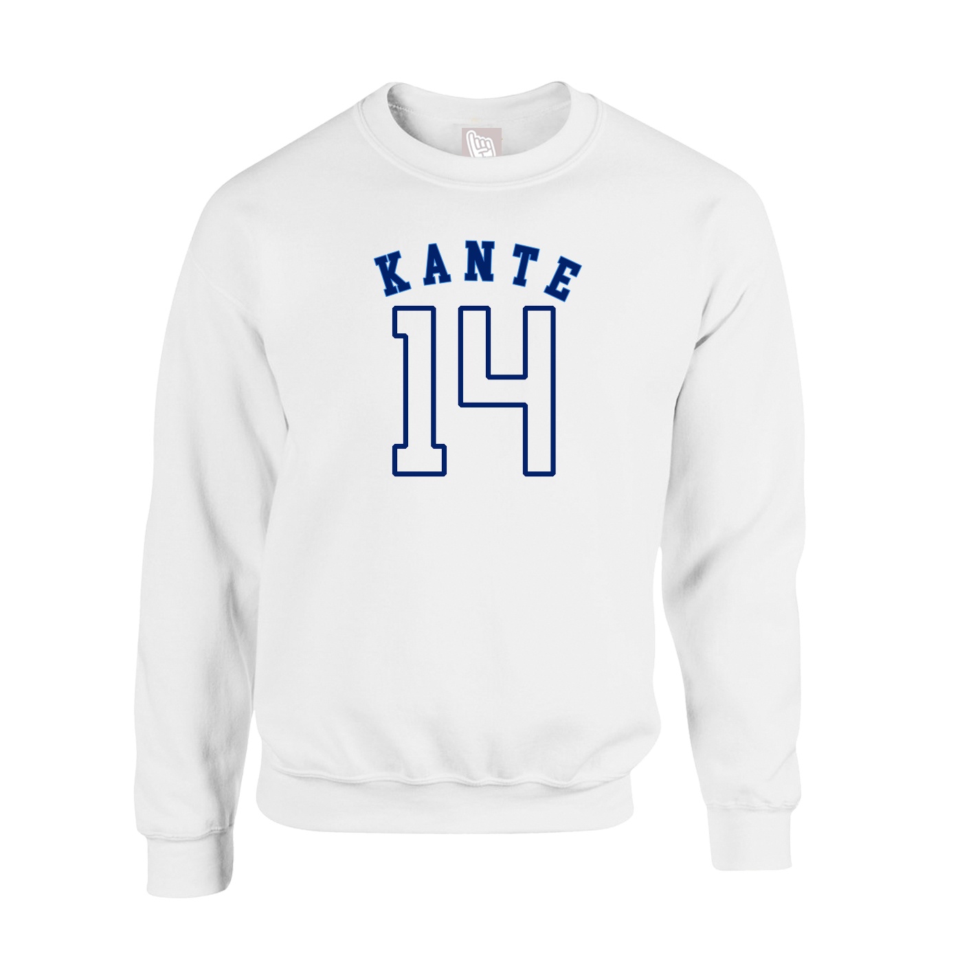 Fleece Crew — Shirsey Arch in White
