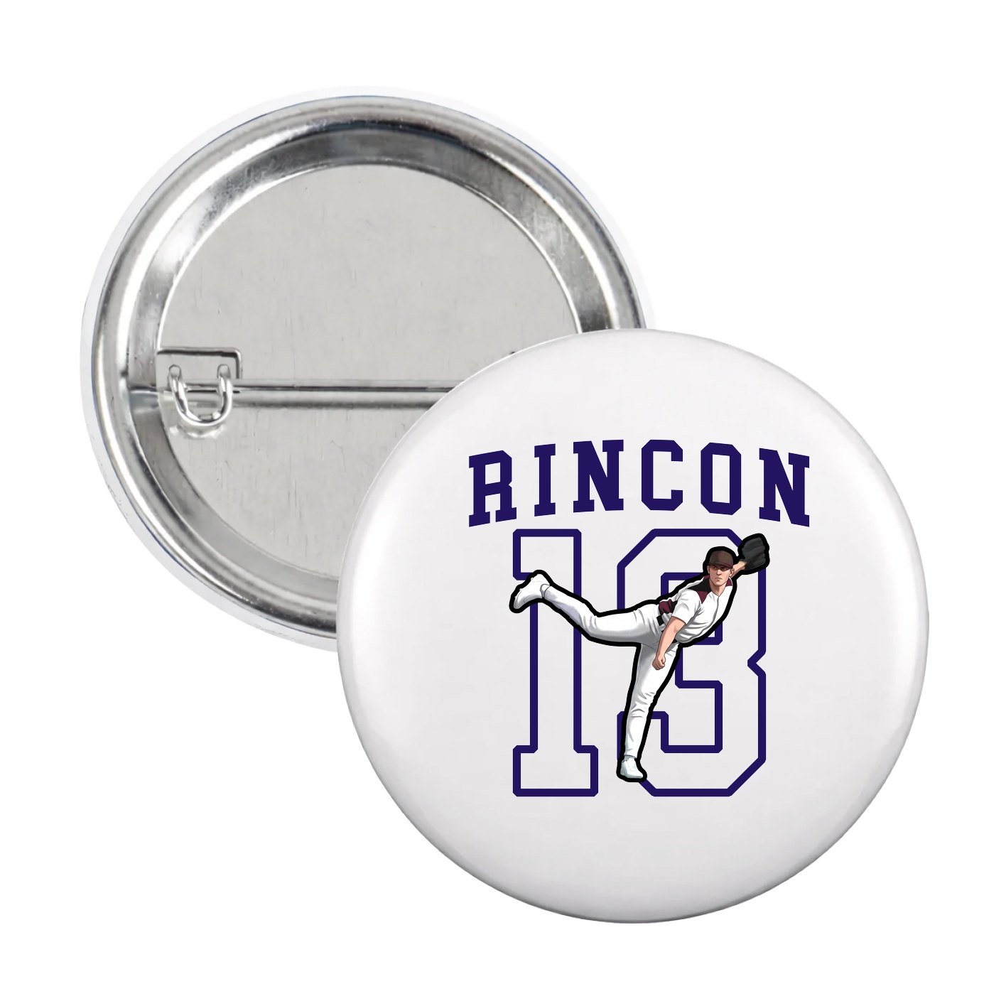 Game Day Button — Shirsey in White