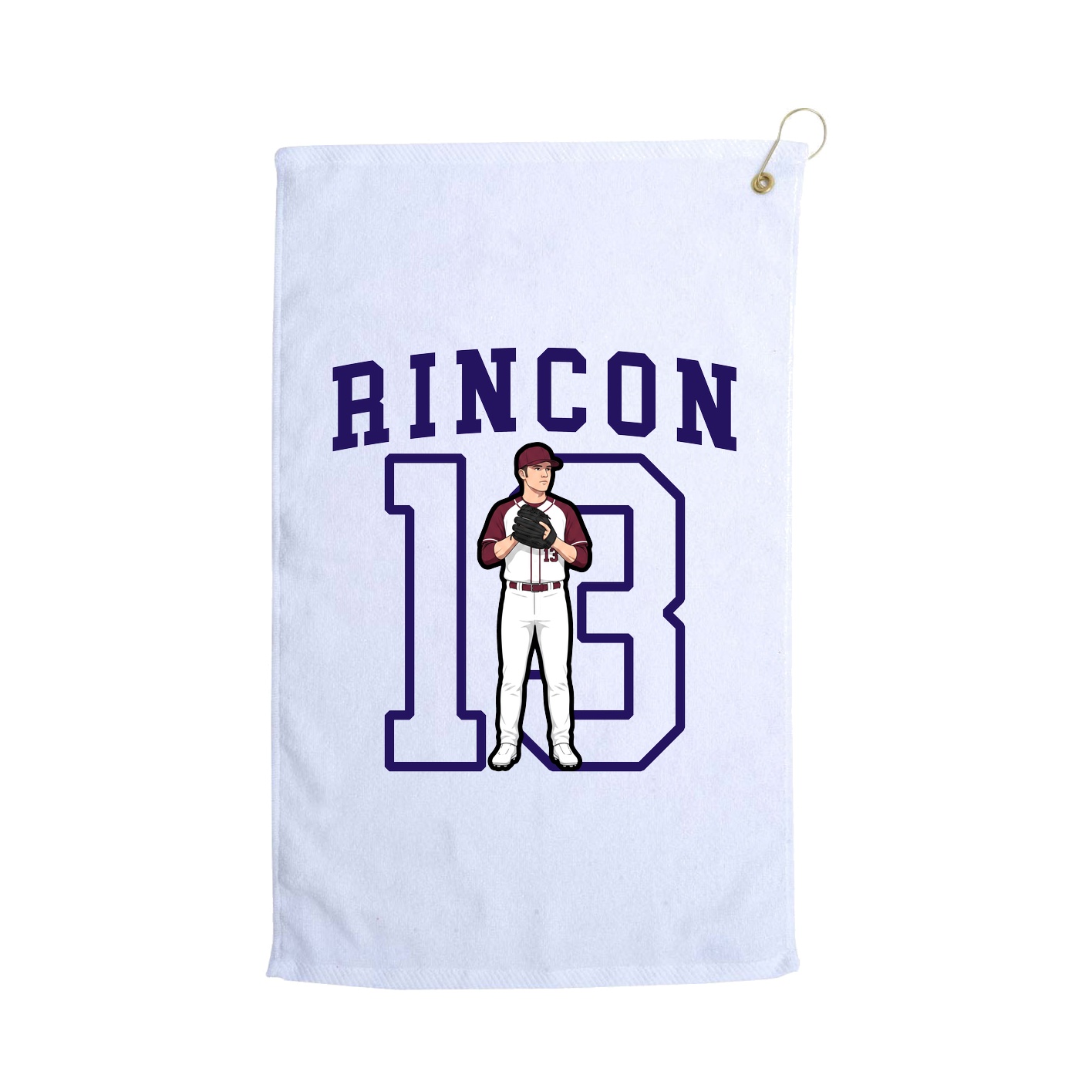 Golf Towel — Shirsey in White