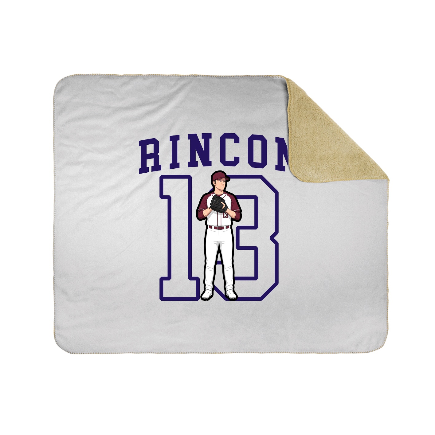 Throw Blanket — Shirsey in White