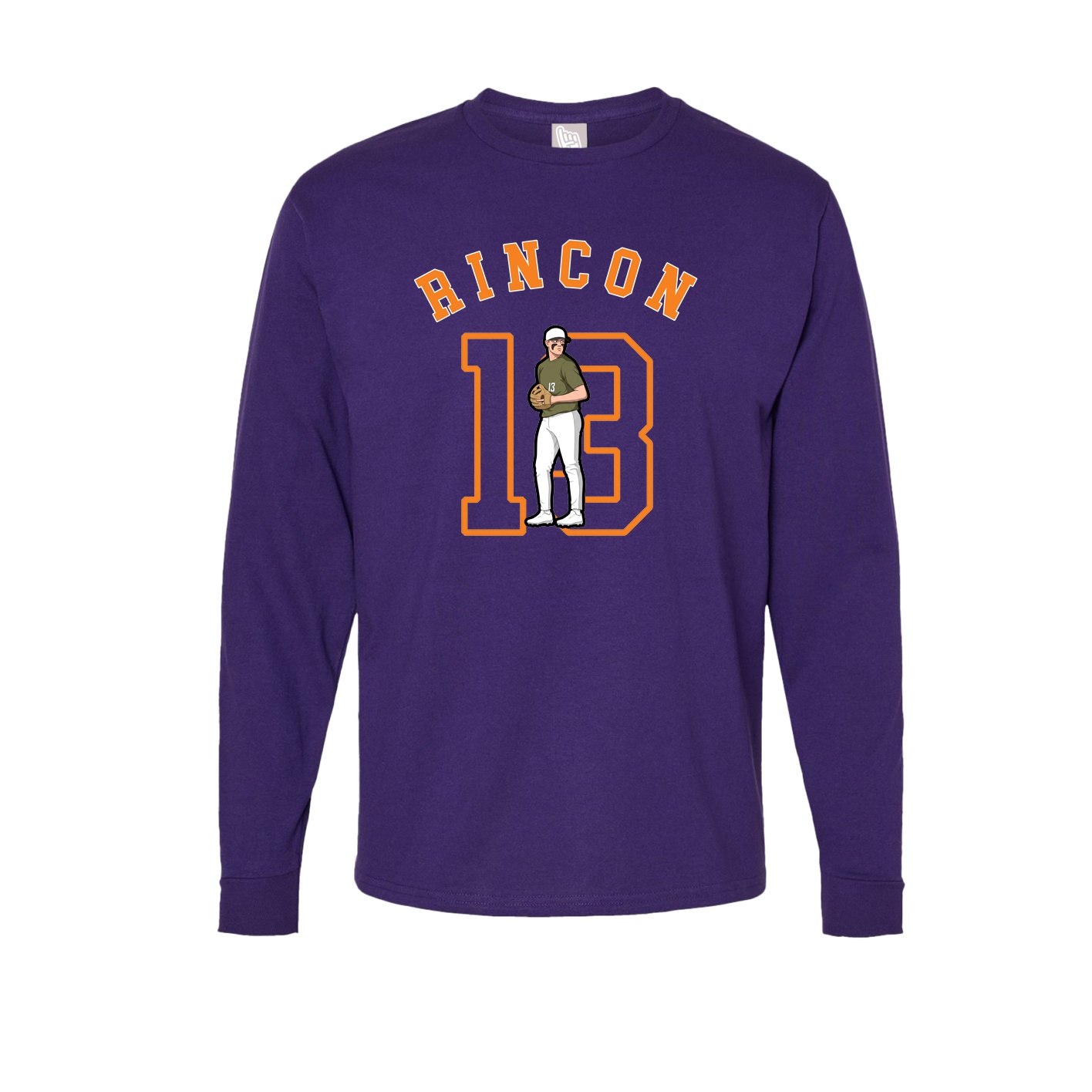 Long Sleeve Tee — Shirsey Arch in Purple