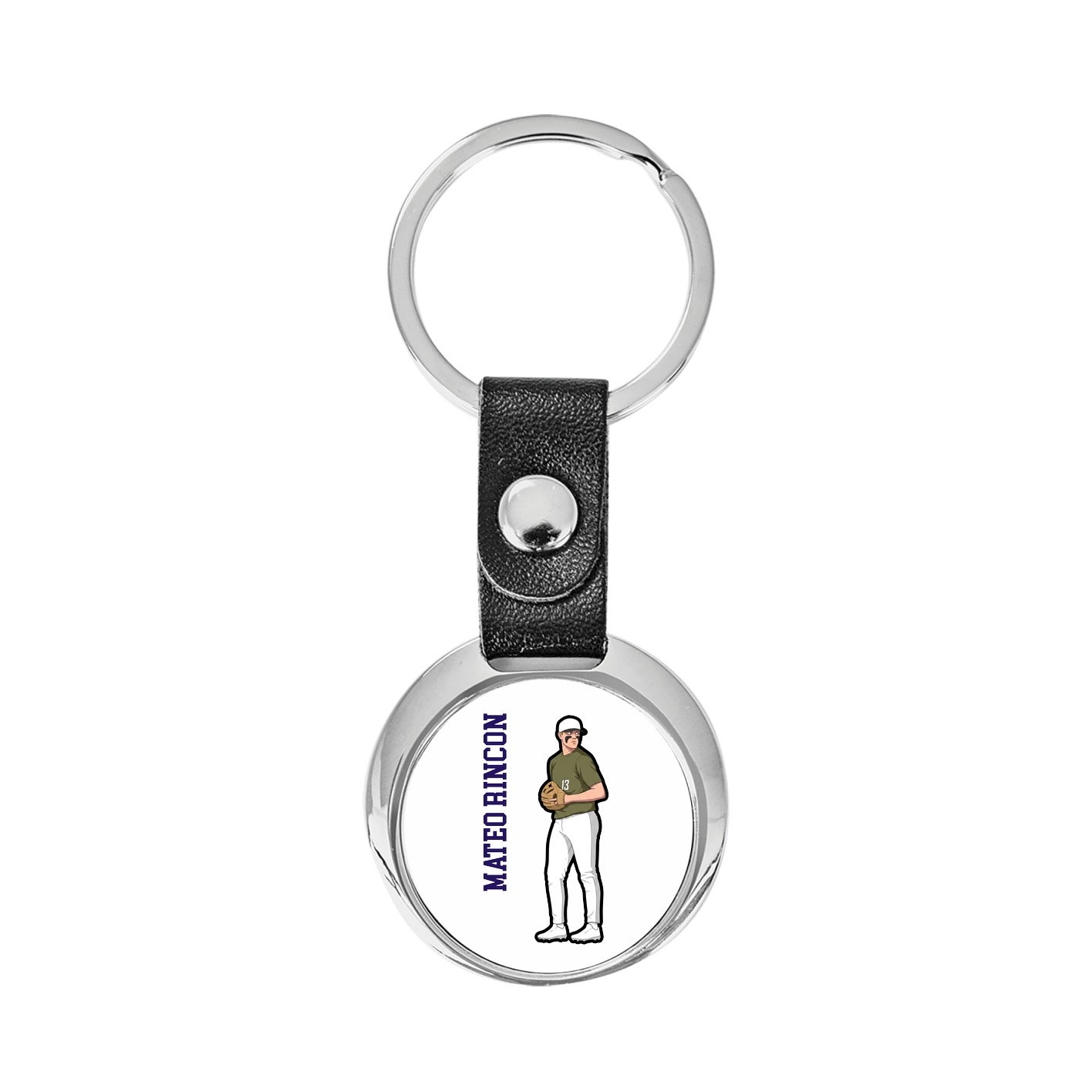Key Chain — Name Vertical in Classic