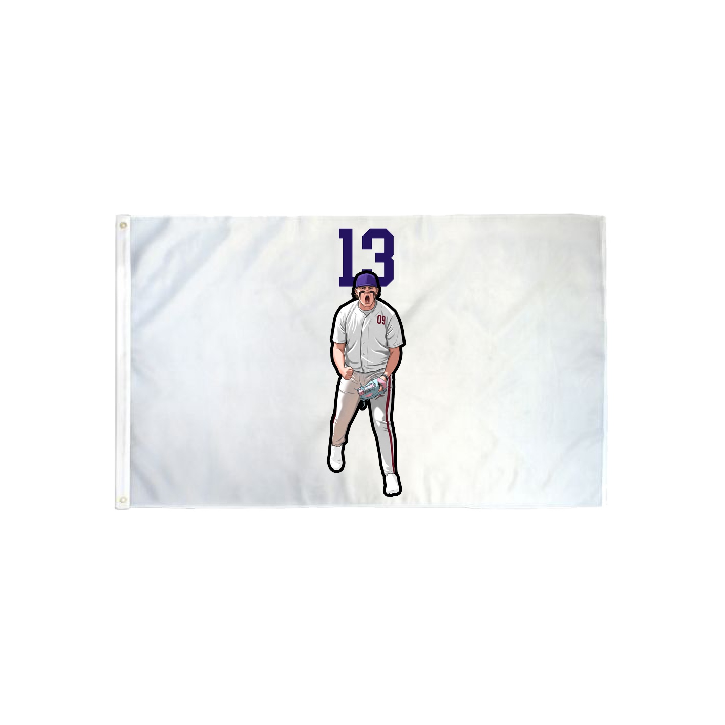 3x5 Flag — Number Top in Classic