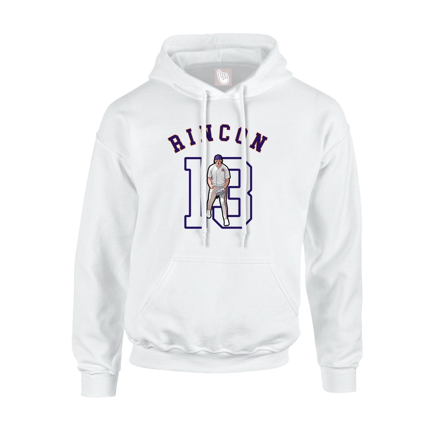 Youth Hoodie — Shirsey Arch in White