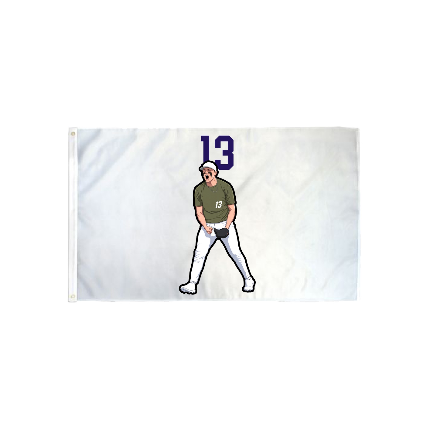 3x5 Flag — Number Top in Classic