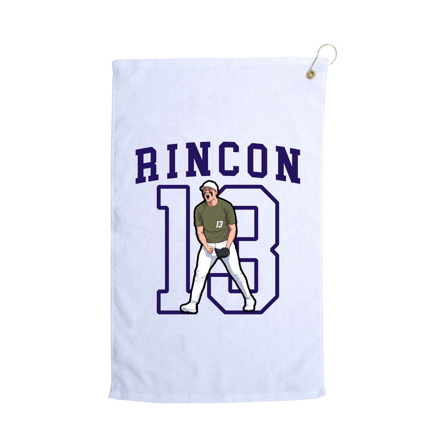 Golf Towel — Shirsey in White