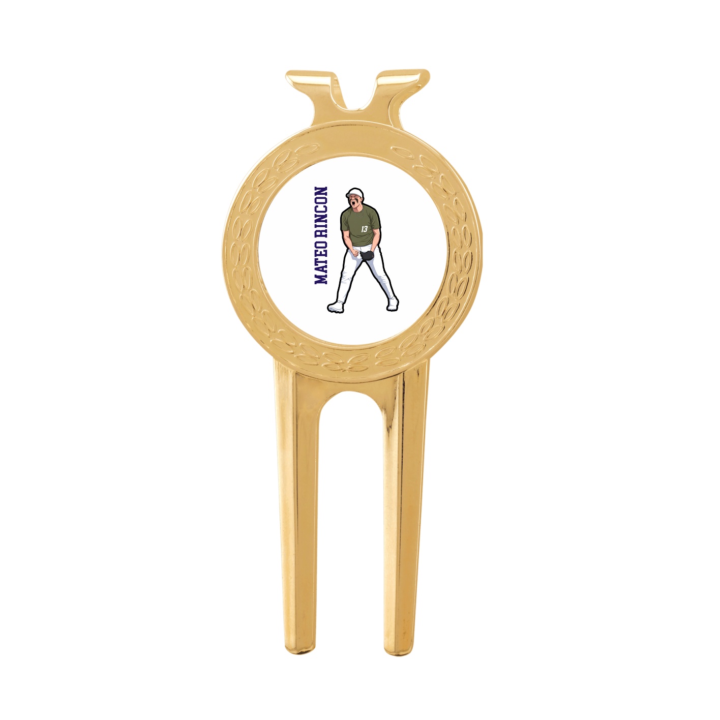 Divot Tool with Ball Marker — Name Vertical in Classic