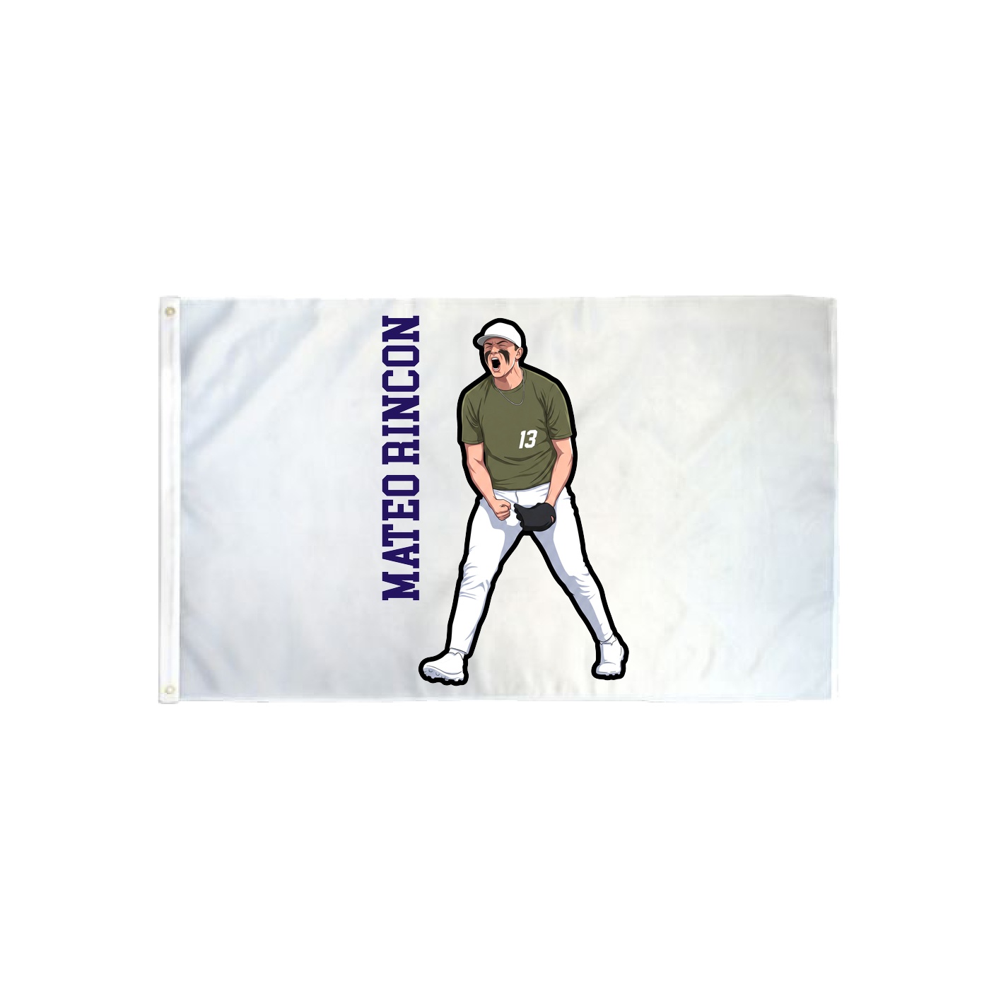 3x5 Flag — Name Vertical in Classic