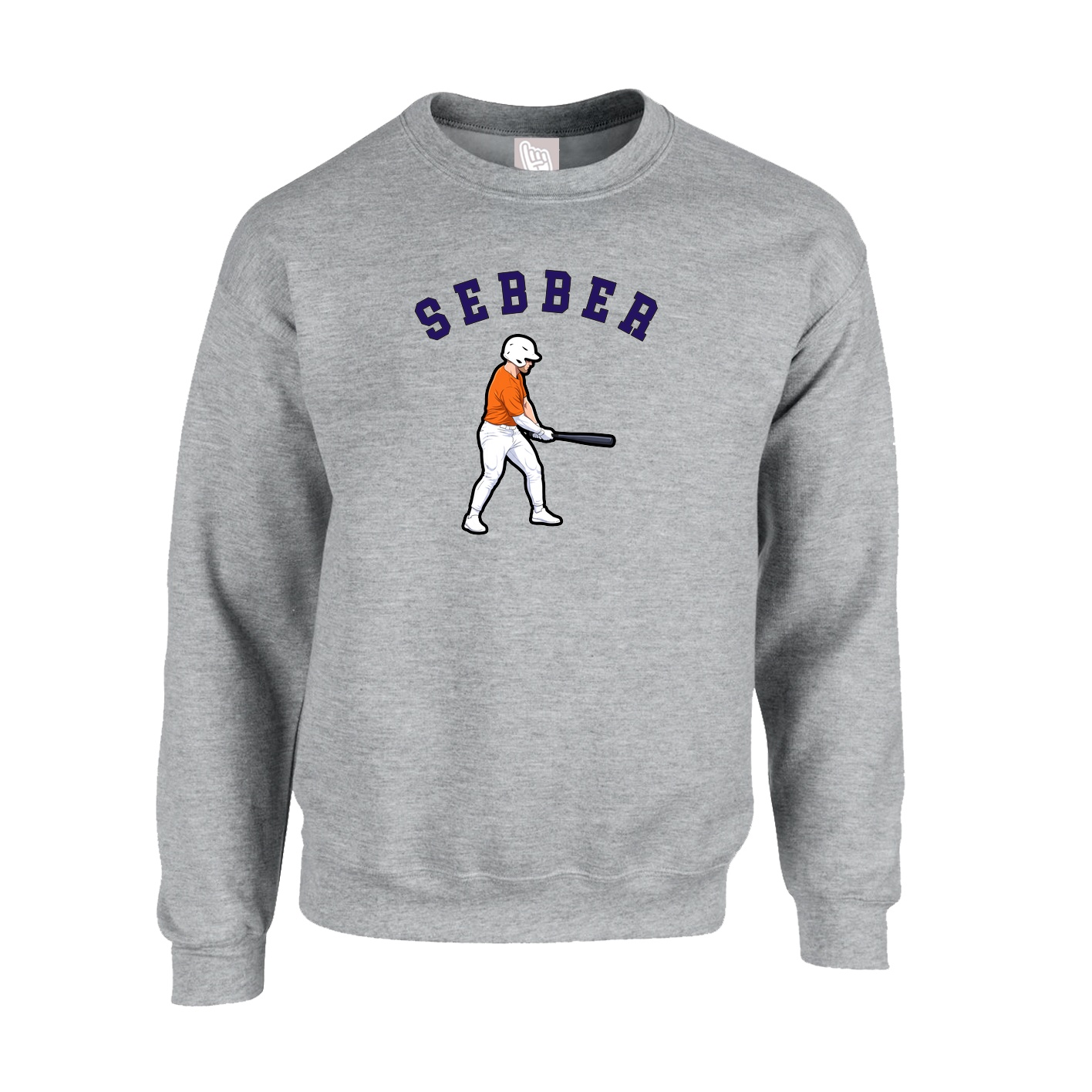 Fleece Crew — Shirsey Arch in Grey