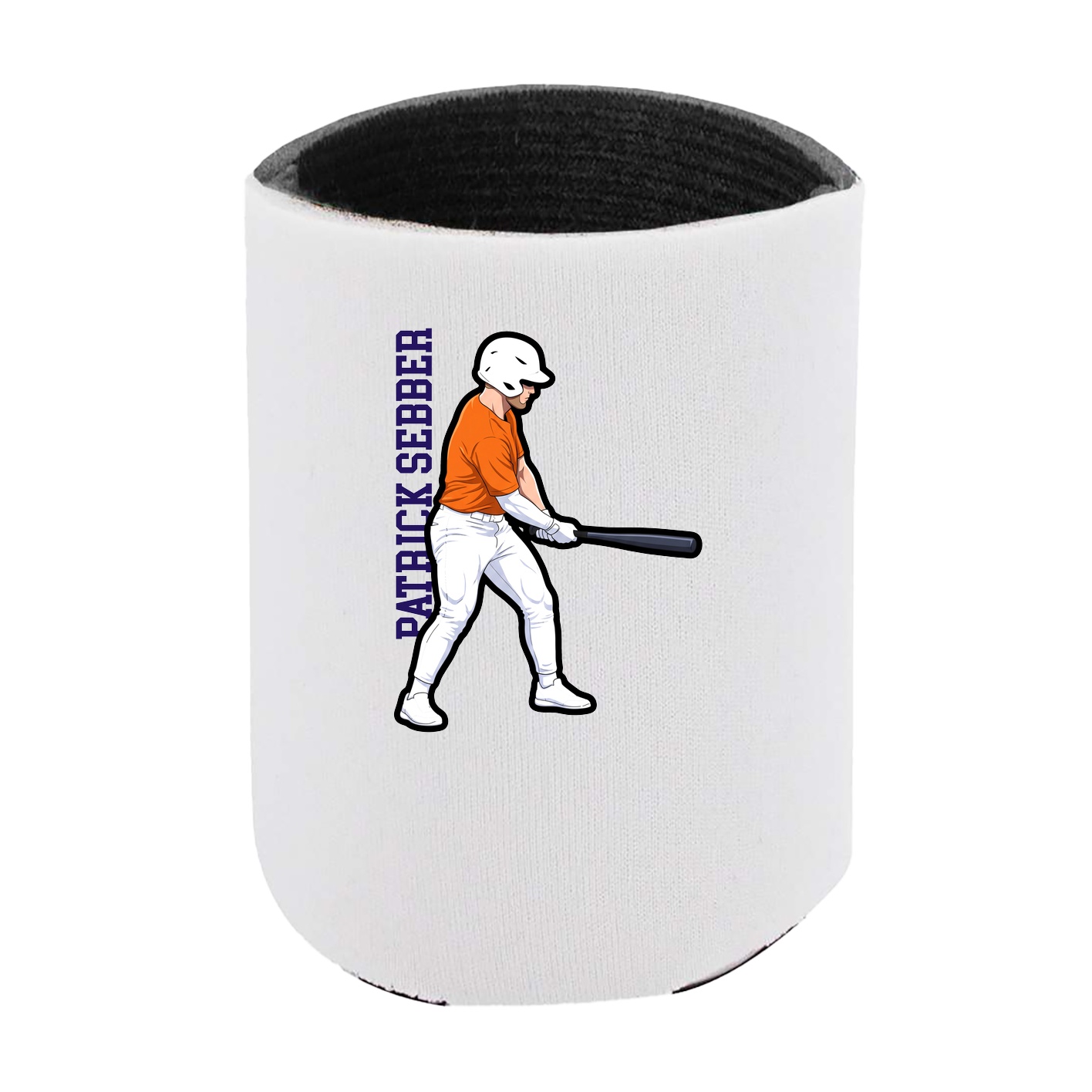 Can Holder — Name Vertical in White