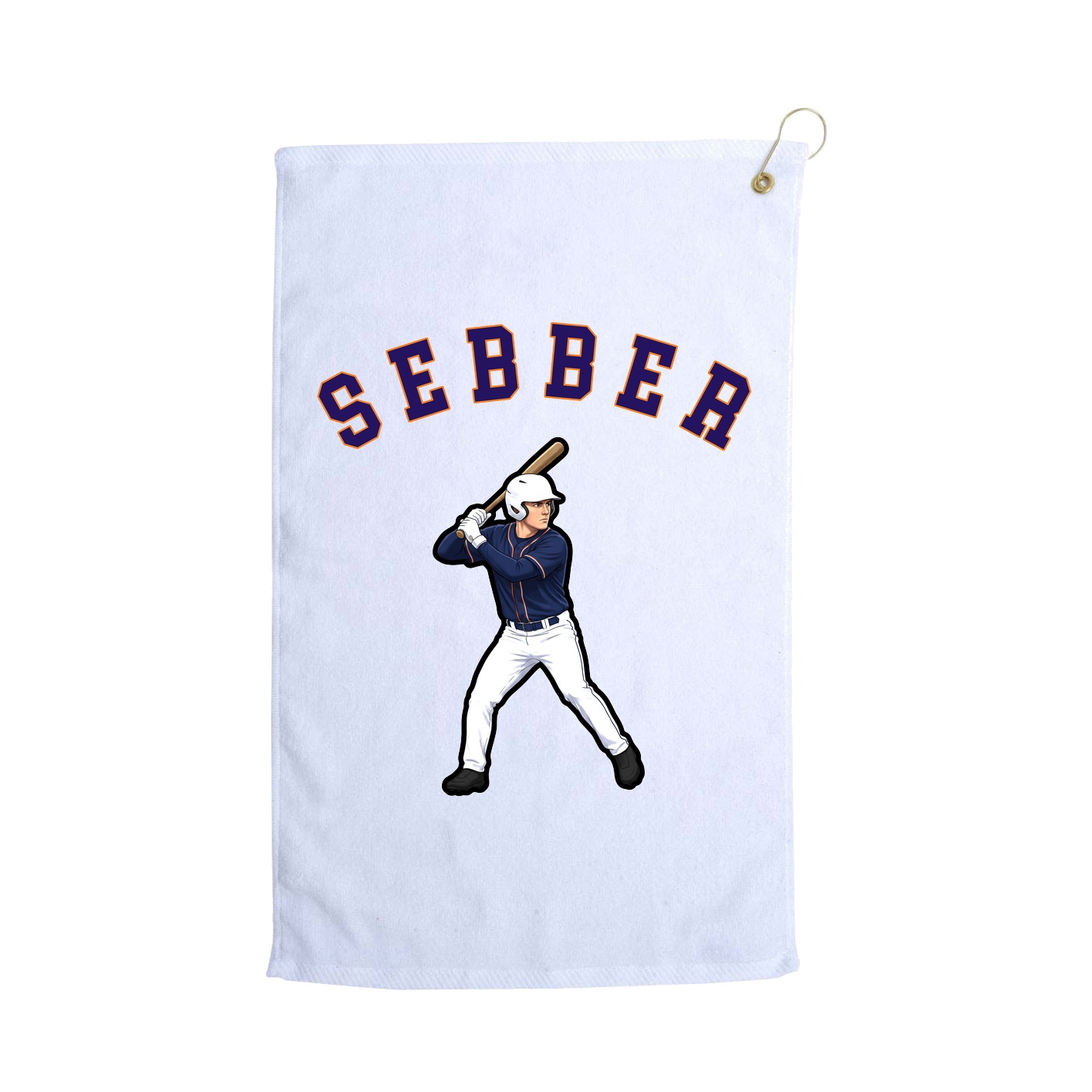 Golf Towel — Shirsey Arch in White