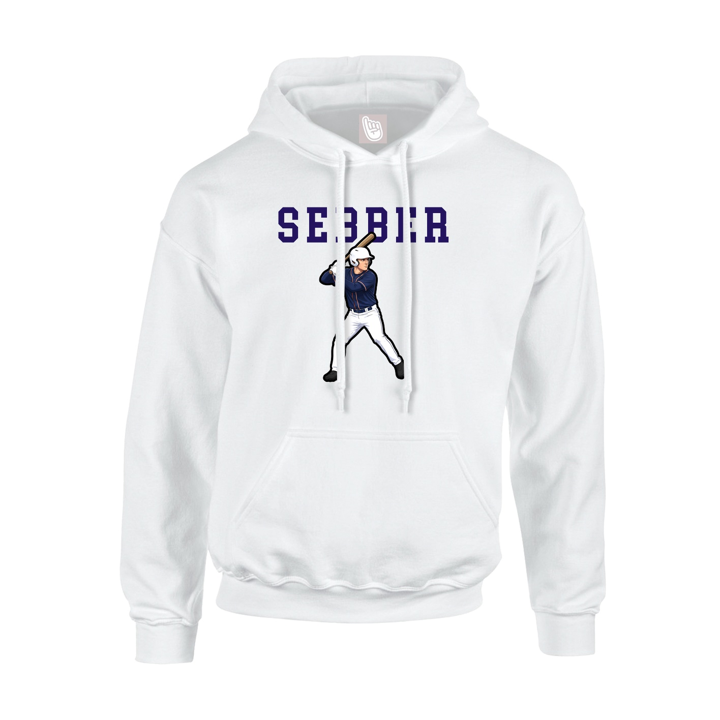 Hoodie — Shirsey in White