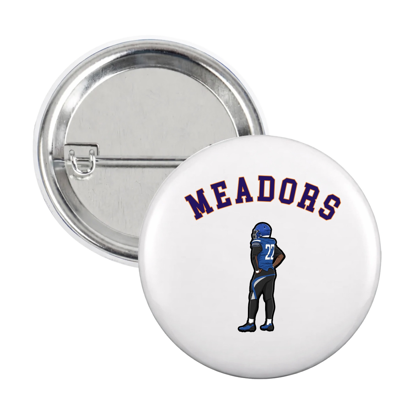 Game Day Button — Shirsey Arch in White