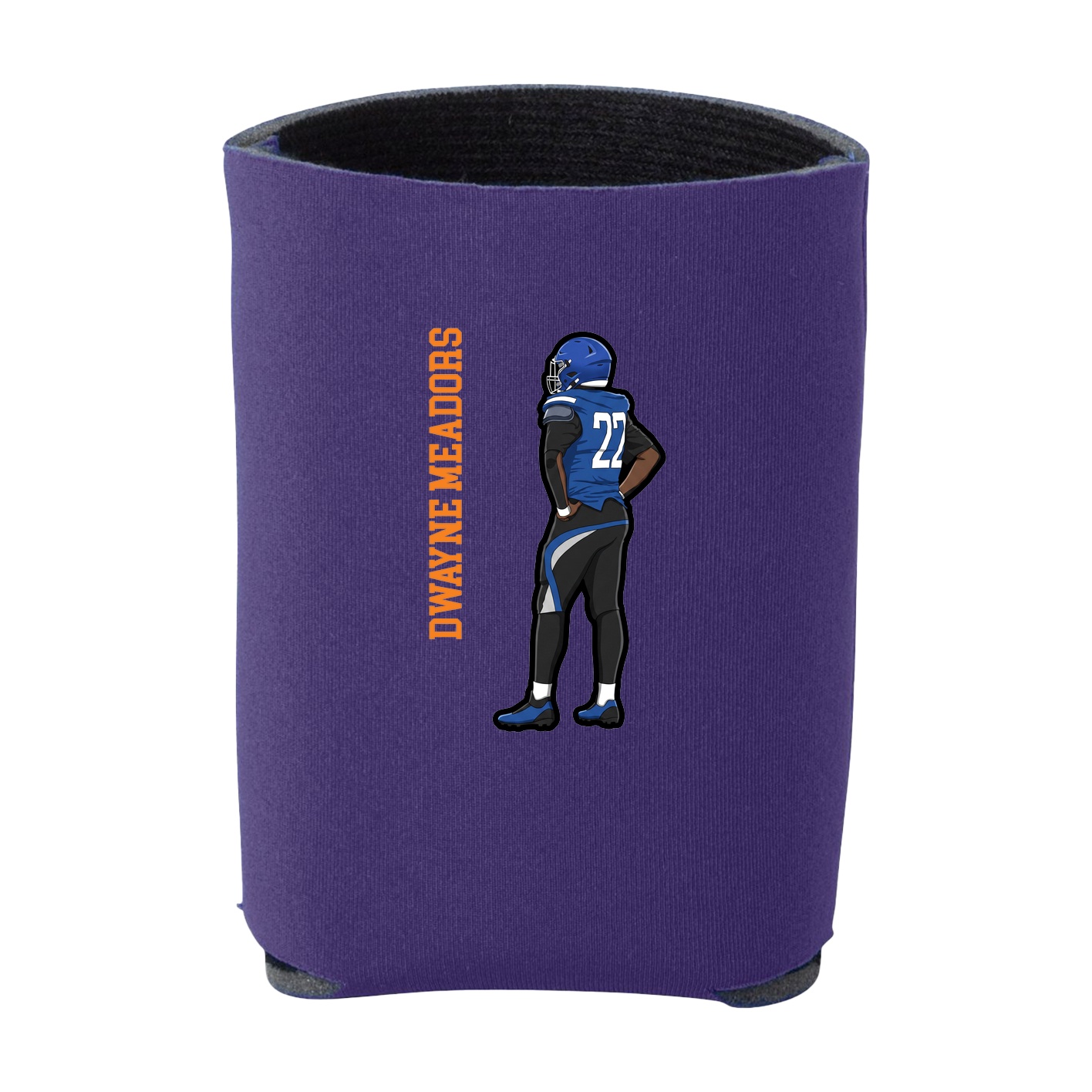 Can Holder — Name Vertical in Purple