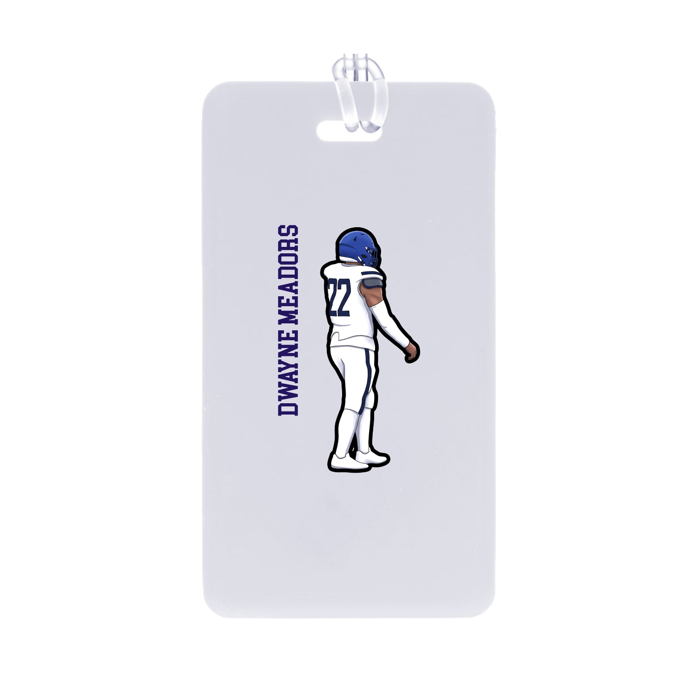 Bag Tag — Name Vertical in Classic