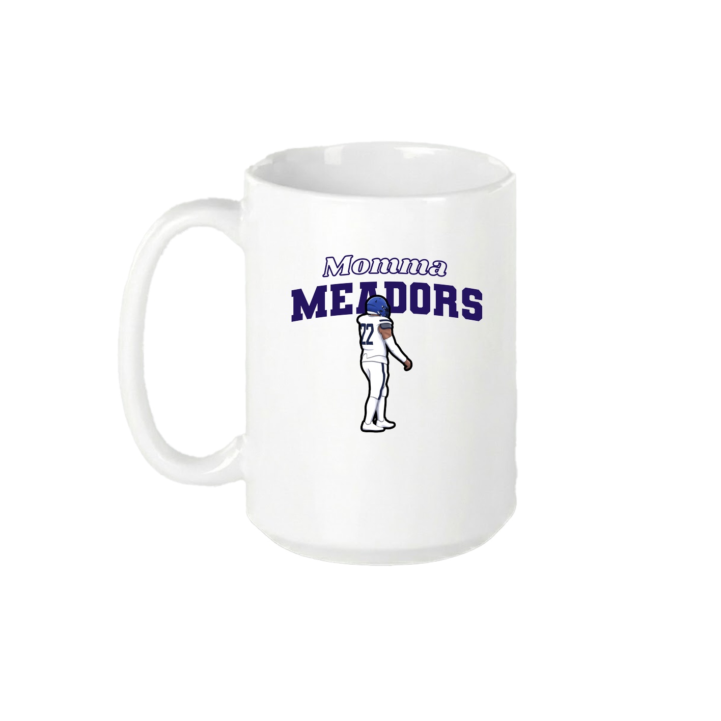 15oz Coffee Mug — Mothers Day Block in White