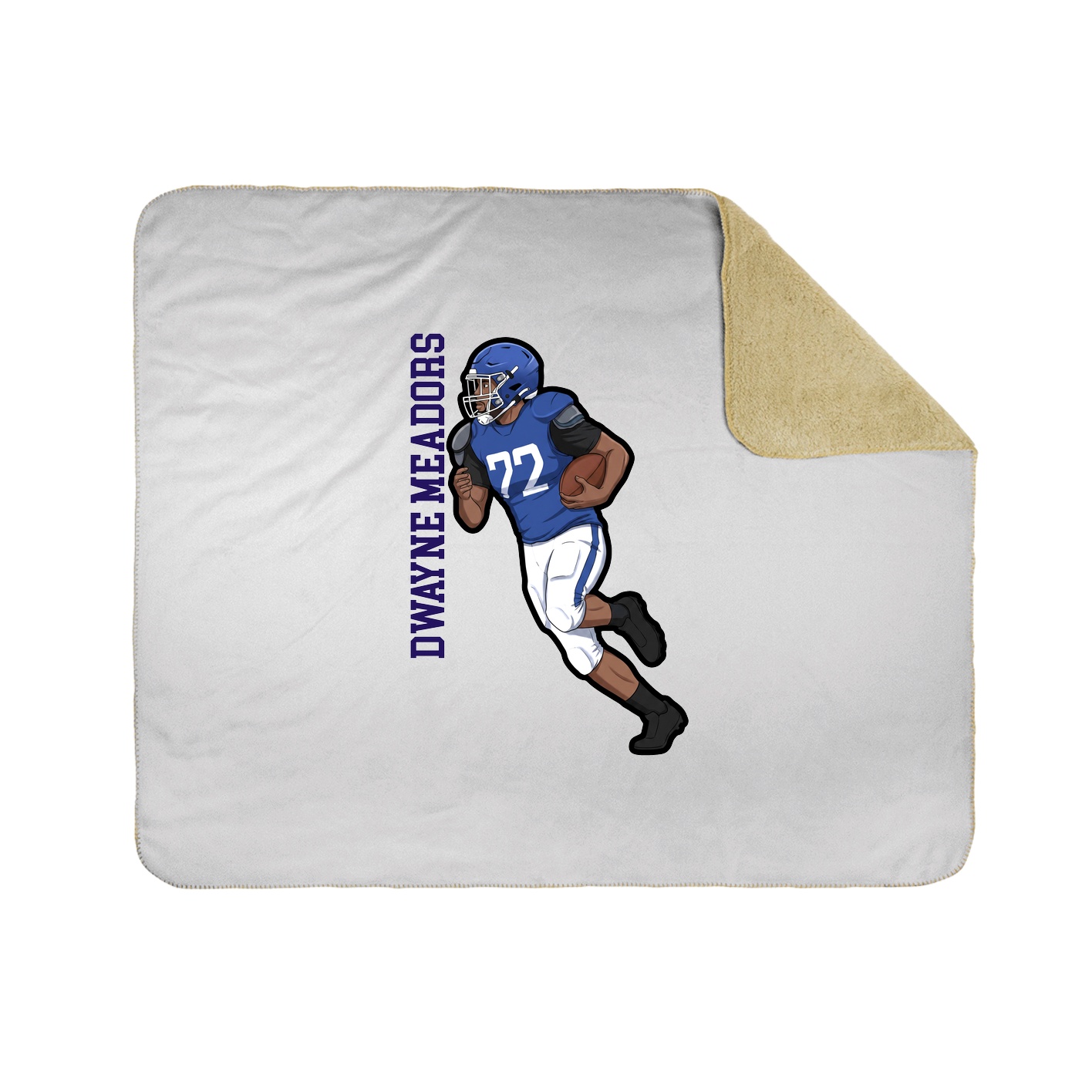 50x60 Sherpa Lined Throw Blanket
