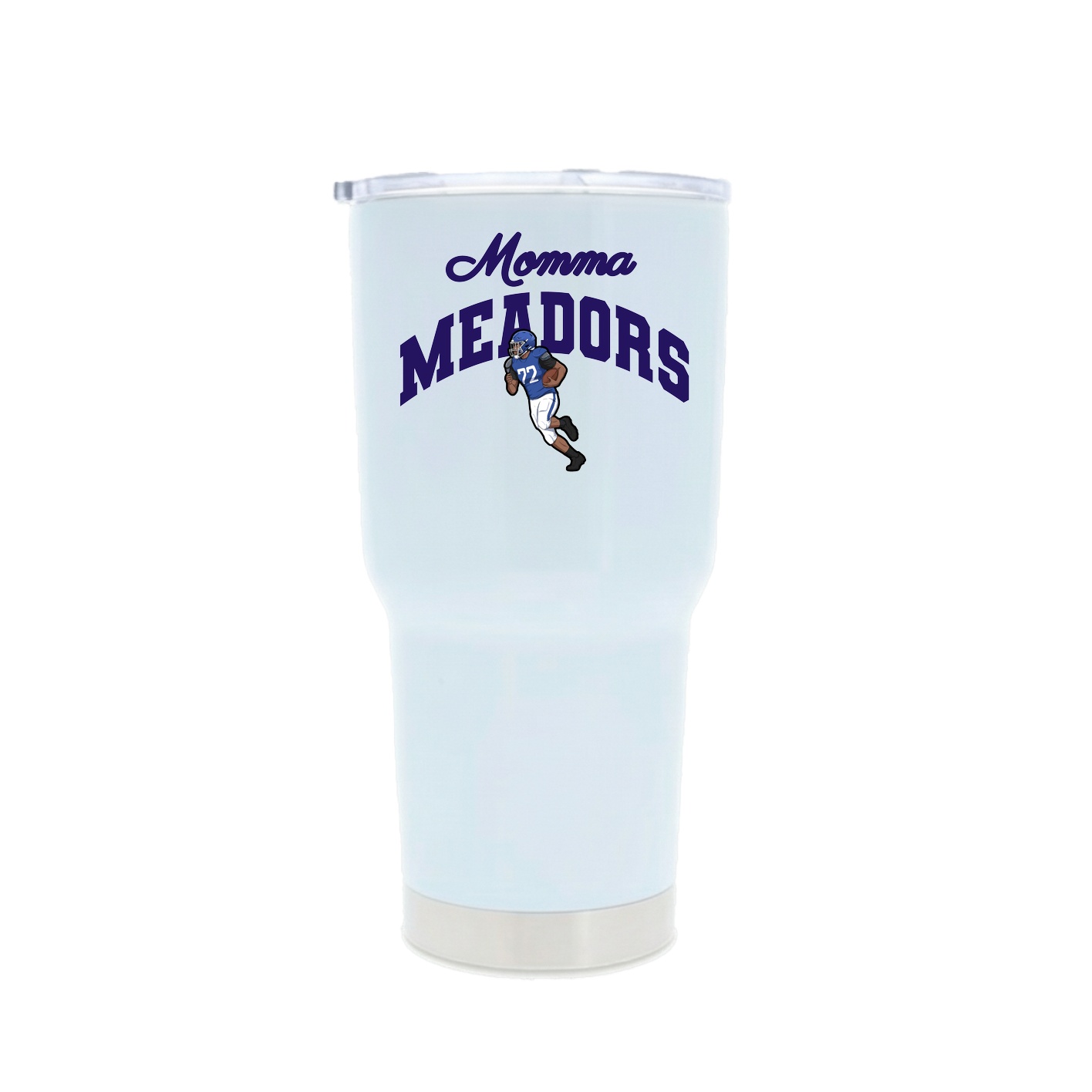 30oz Stainless Steel Tumbler — Mothers Day Arch in White