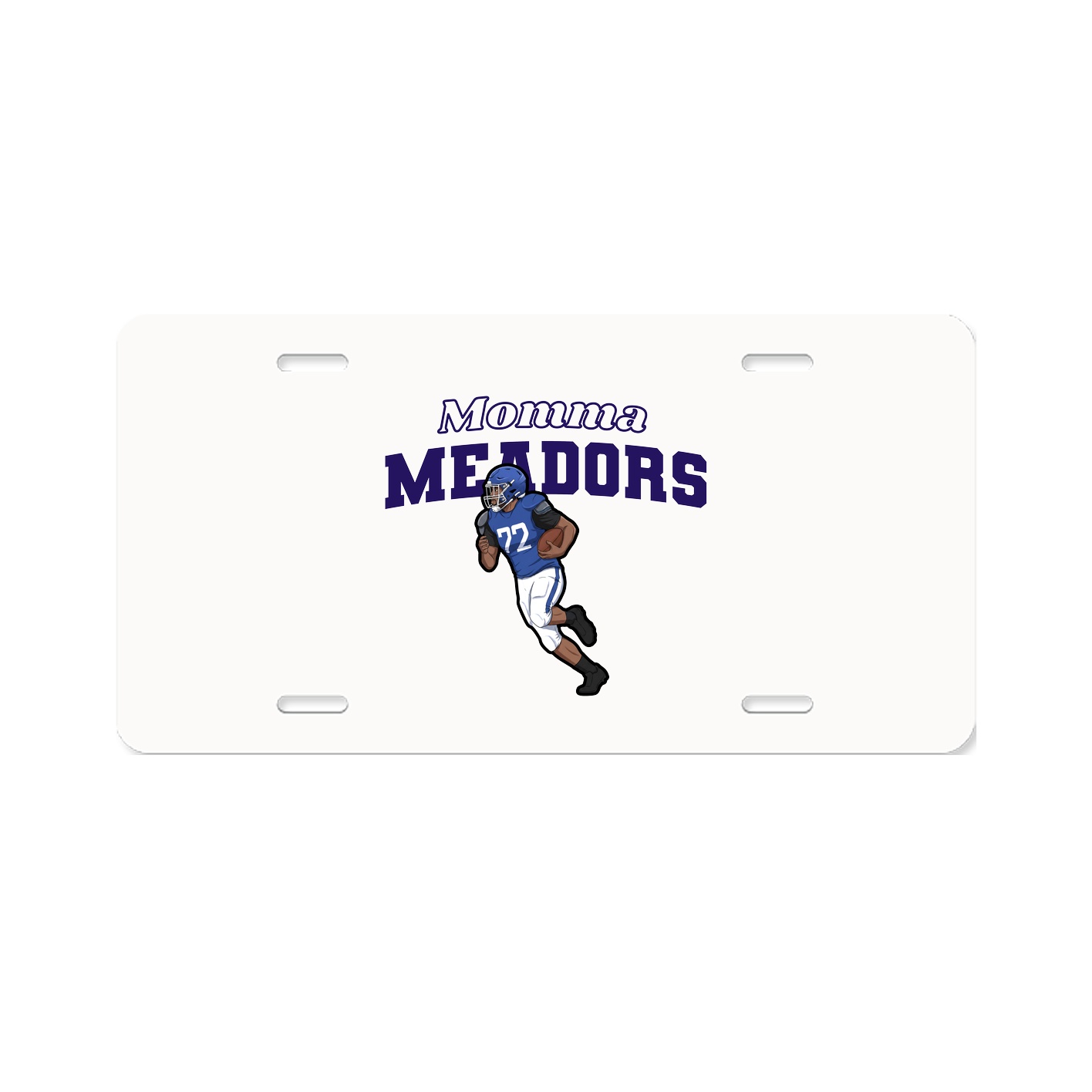 License Plate — Mothers Day Block in Classic
