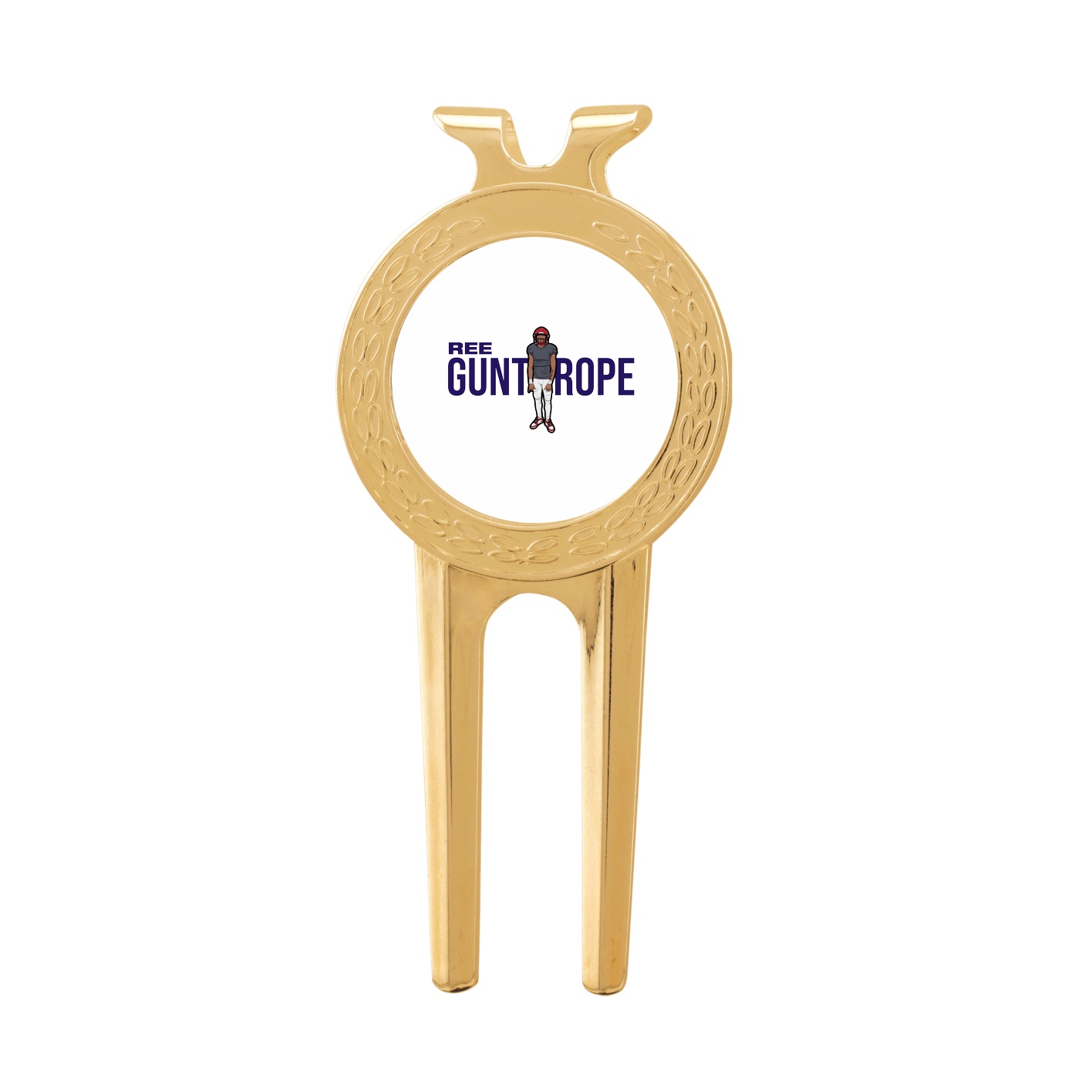 Divot Tool with Ball Marker — Player Name in Classic